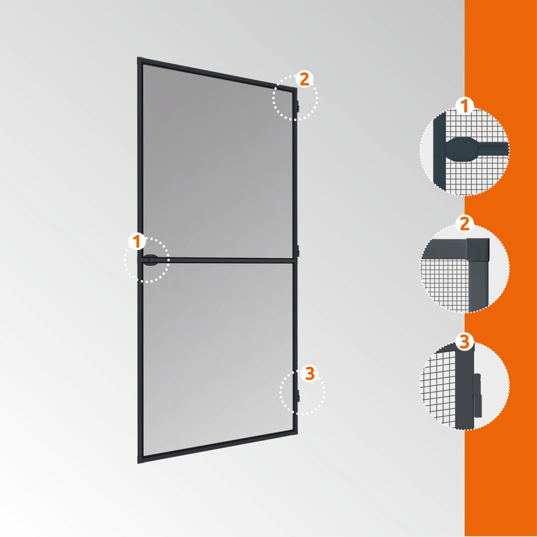 Windhager Insektenschutz-Tür »PLUS«, BxH: 100x210 cm