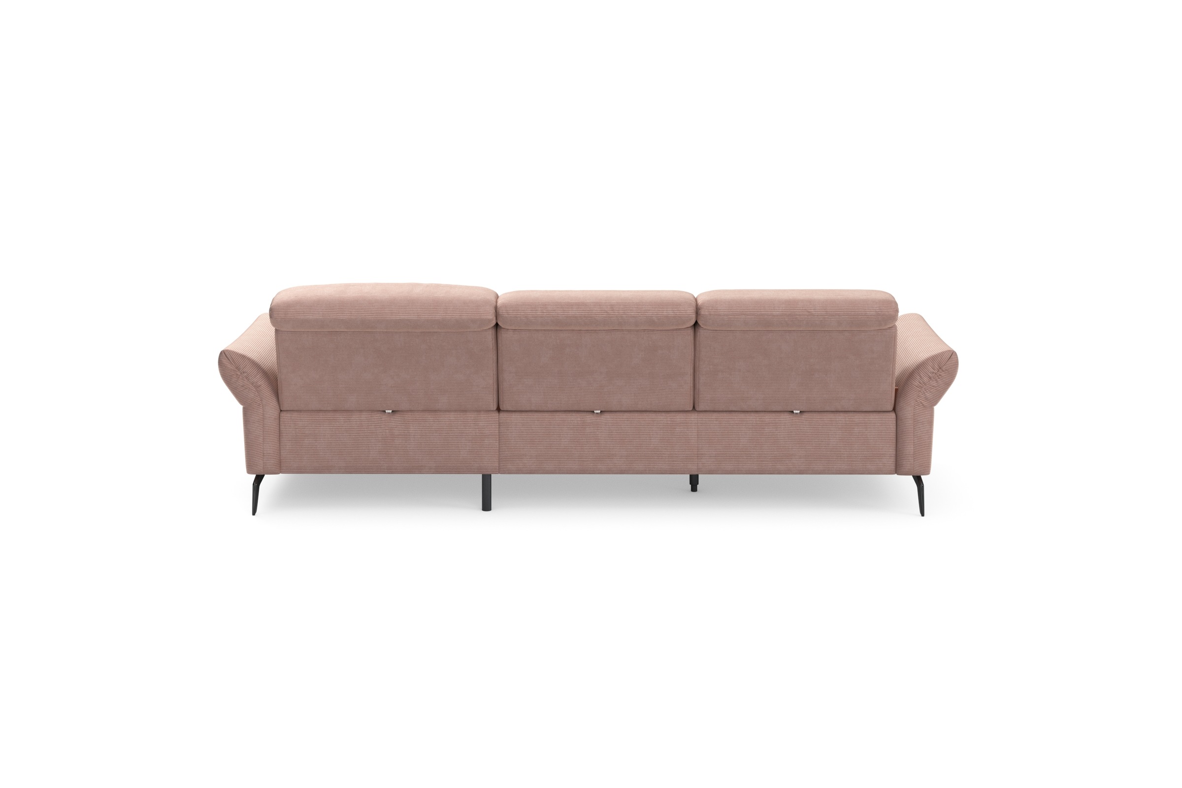 INOSIGN Ecksofa »Coco L-Form«, Sitztiefen-, Arm- und Kopfteilverstellung, Cord-Bezug, Fußhöhe 15 cm