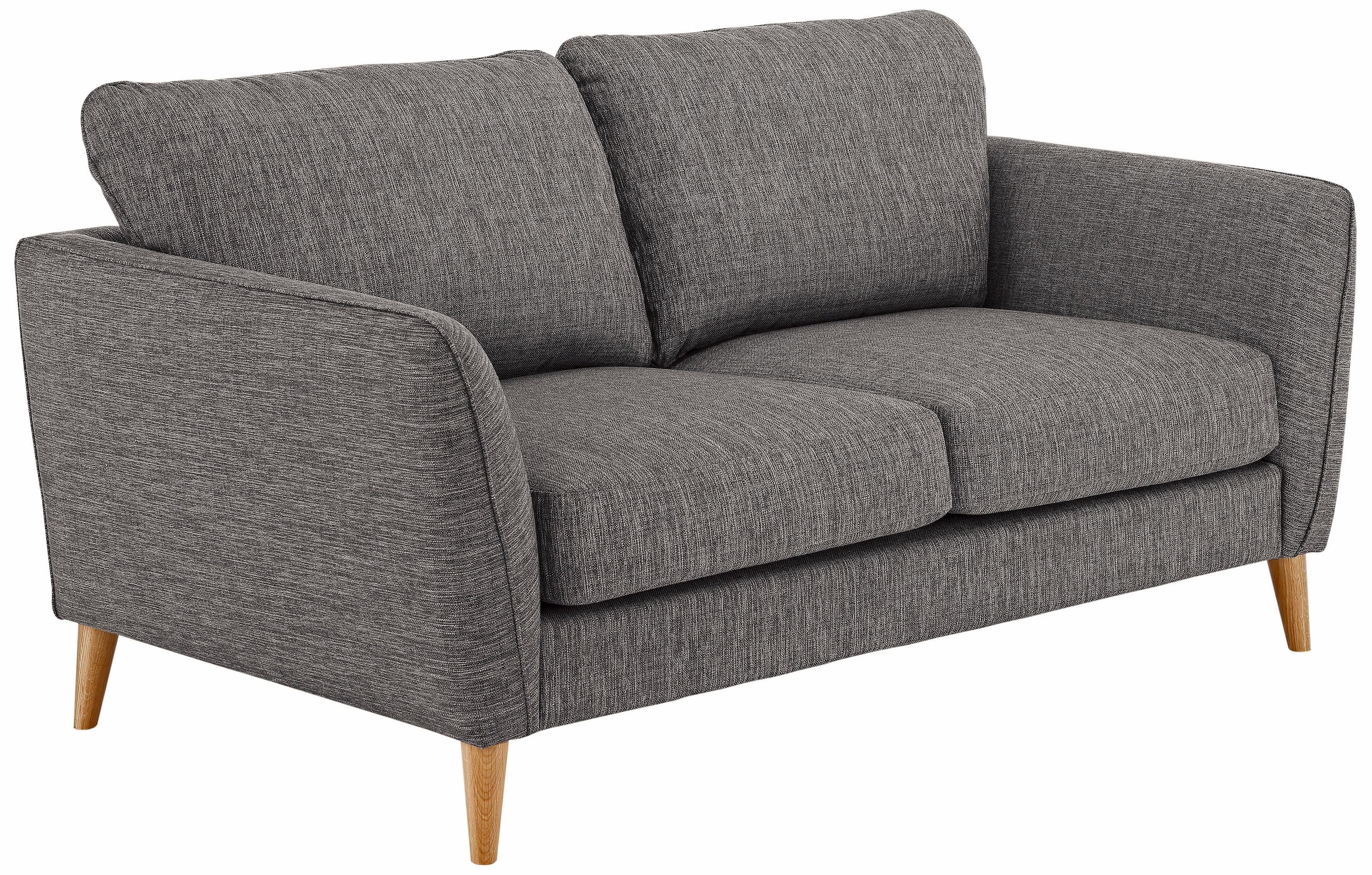 Home affaire 2-Sitzer "MARSEILLE Sofa 170 cm", mit Massivholzbeinen aus Eic günstig online kaufen