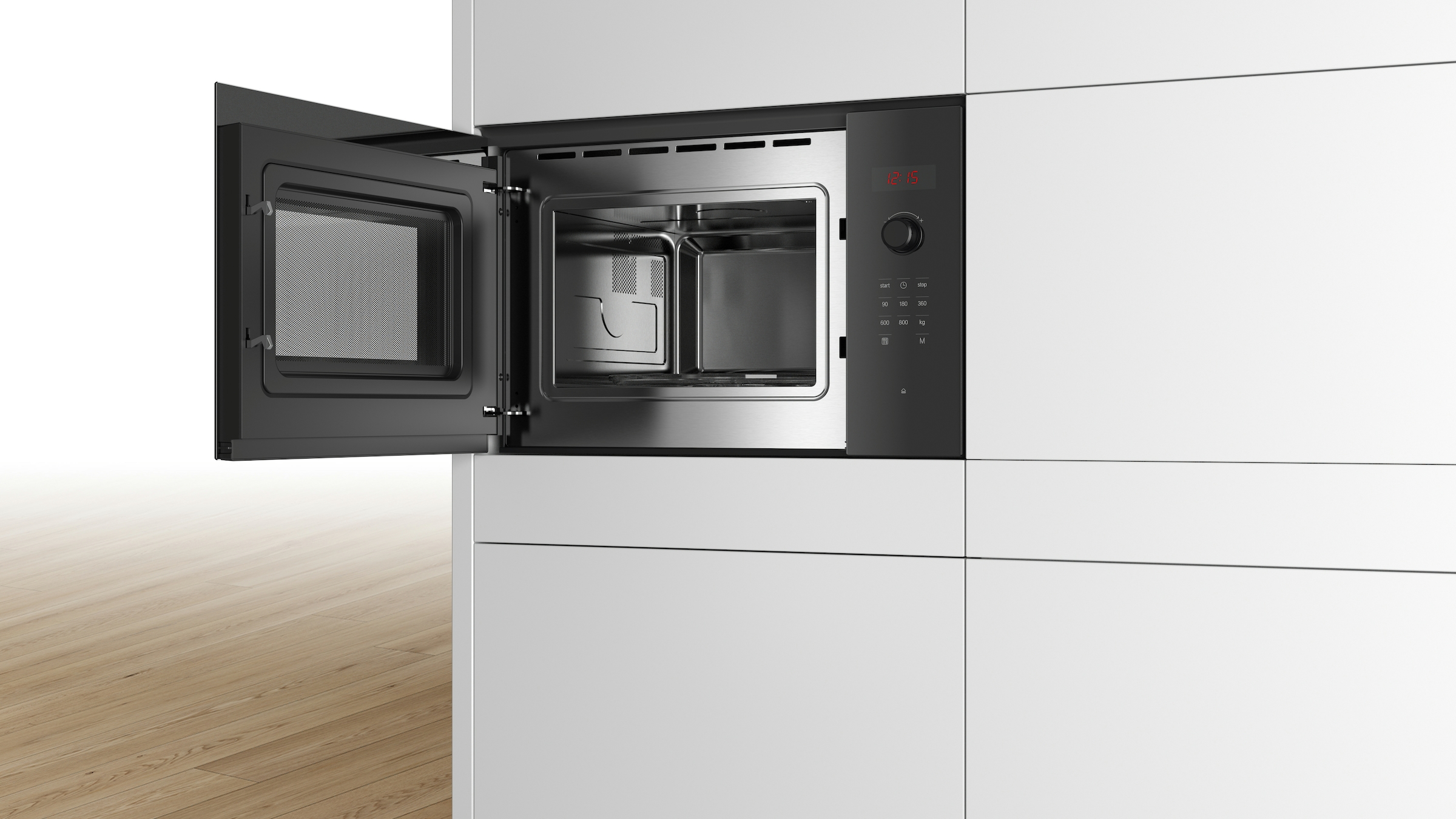 BOSCH Einbau-Mikrowelle »BFL523MB1F«, Mikrowelle, 1270 W günstig online kaufen