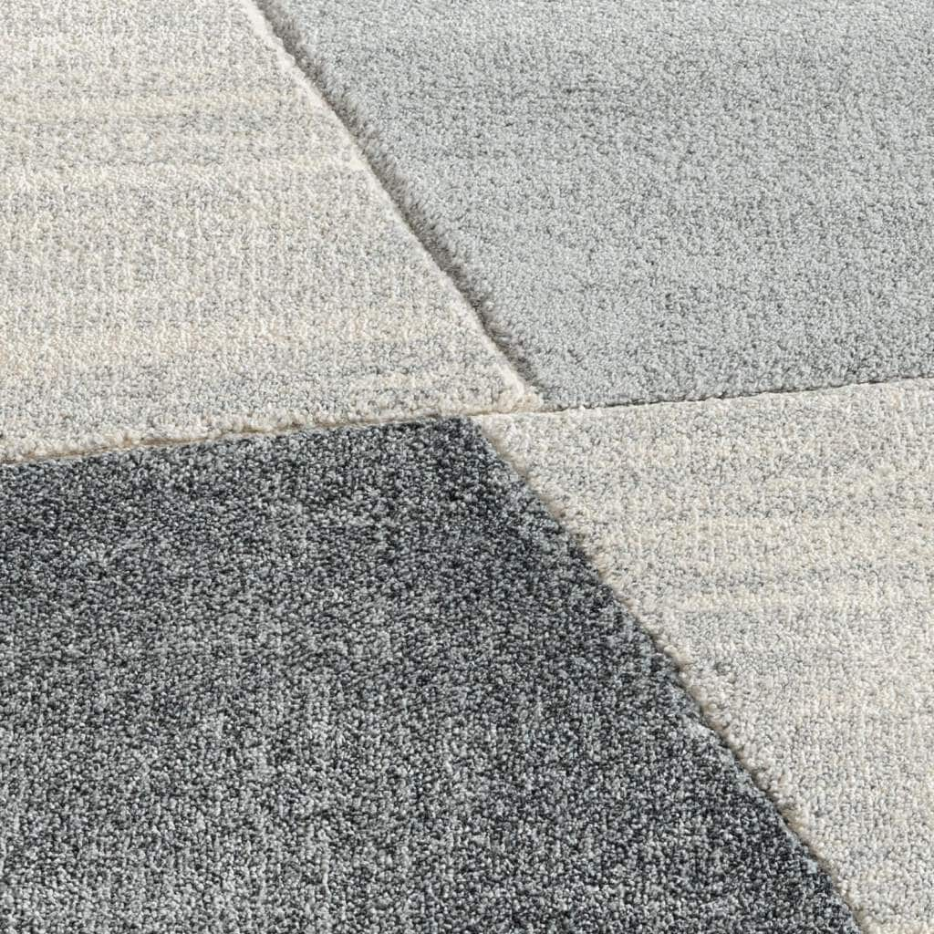 Carpet City Läufer »BONITO9053«, rechteckig, 11 mm Höhe, Flachflor, Hochtief-Muster/ 3D-Effekt, Geo-Muster, für Wohnzimmer