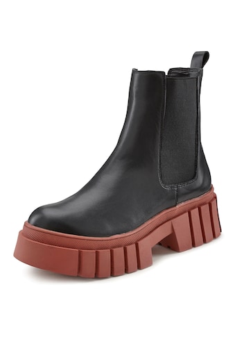 LASCANA Stiefelette, Boots mit Chunky Sohle im trendigen Farbmix kaufen