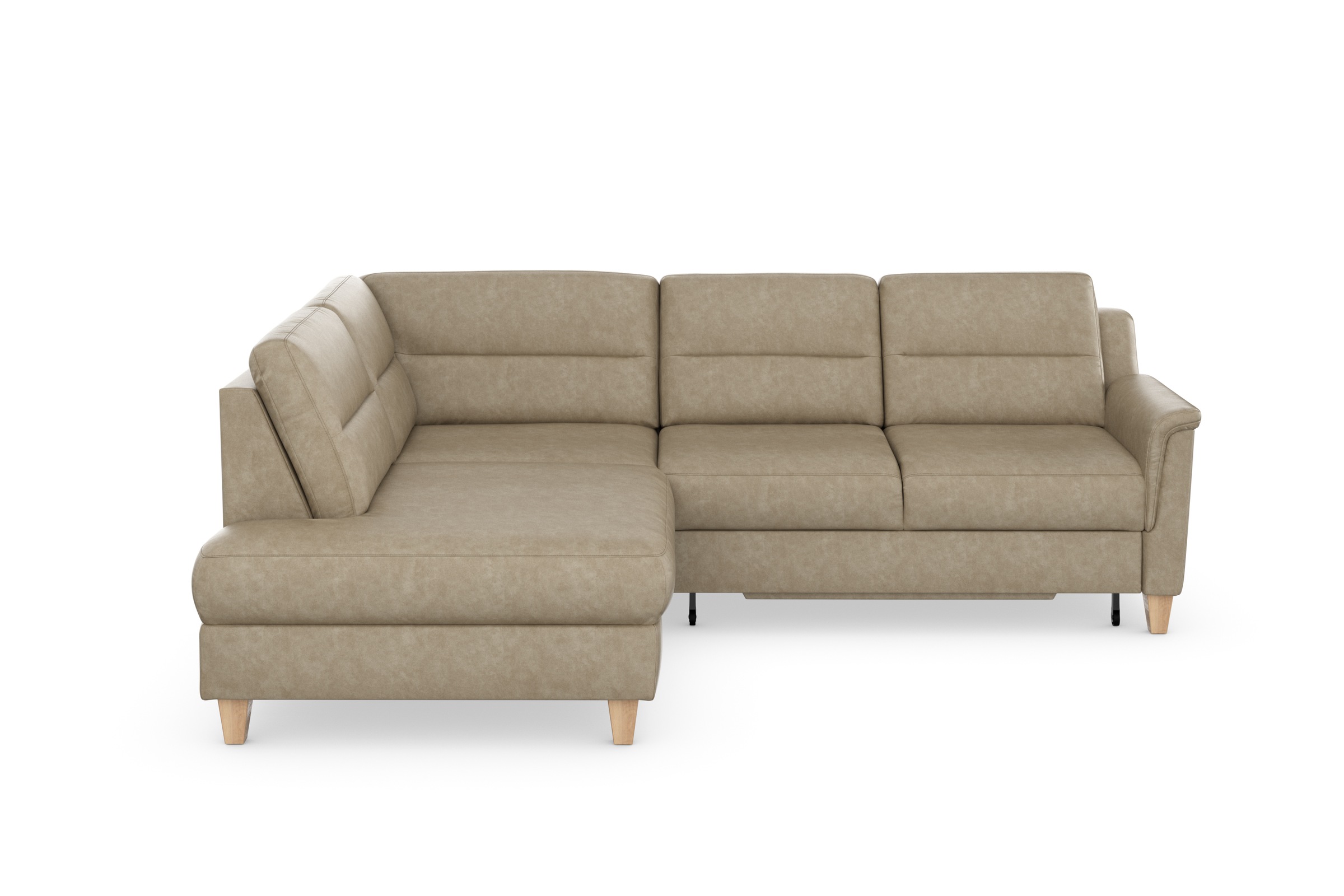 sit&more Ecksofa »Farö L-Form« inklusive Federkern, wahlweise mit Bettfunkt günstig online kaufen