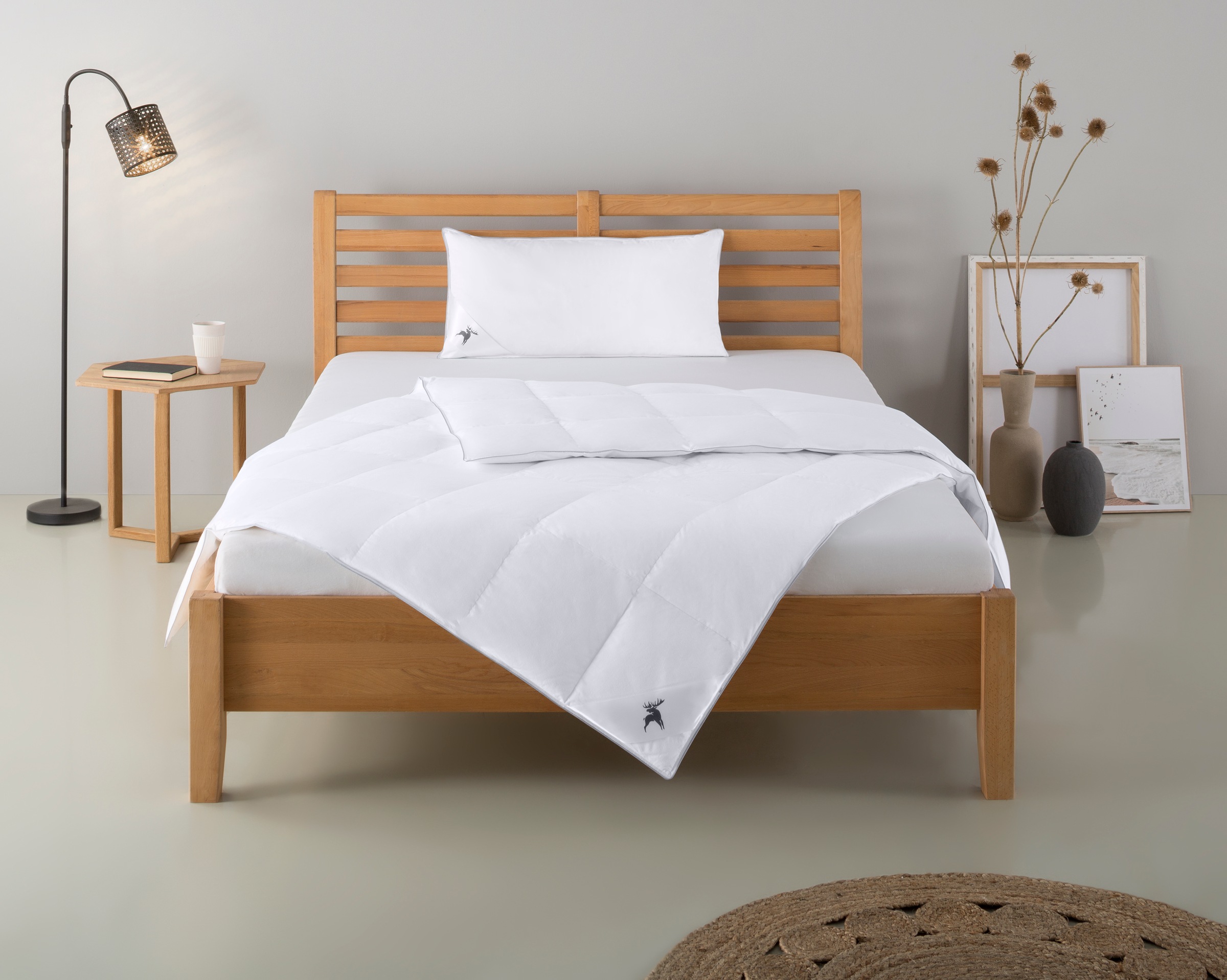 Älgdröm Daunenbettdecke + Kopfkissen »Lodiken, Bettdecke 135x200 cm, 155x22 günstig online kaufen