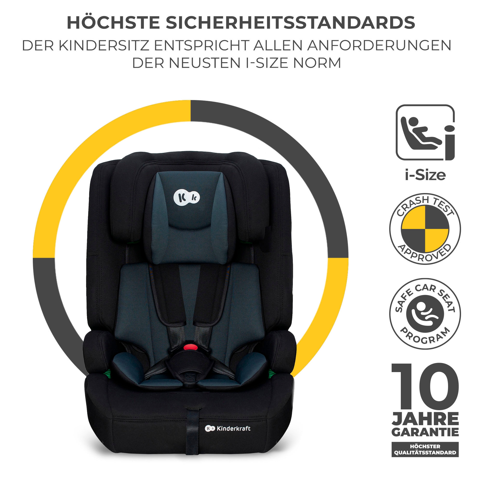 Kinderkraft Autokindersitz »SAFETY FIX 2 i-Size«, mit herausnehmbarem modularen Einsatz