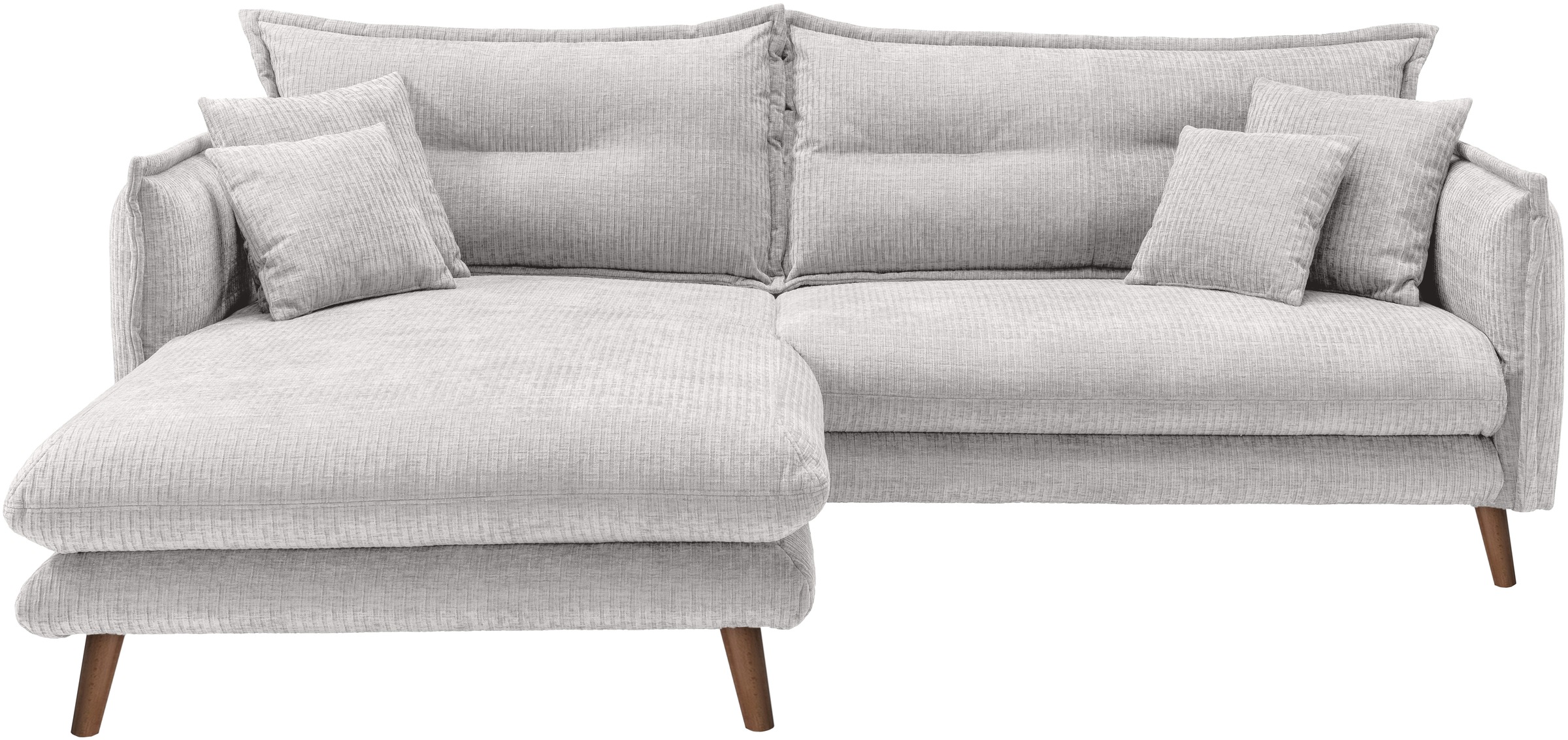 INOSIGN Ecksofa »Lazio modern und bequem, schmale Armlehnen, tolle Detailve günstig online kaufen