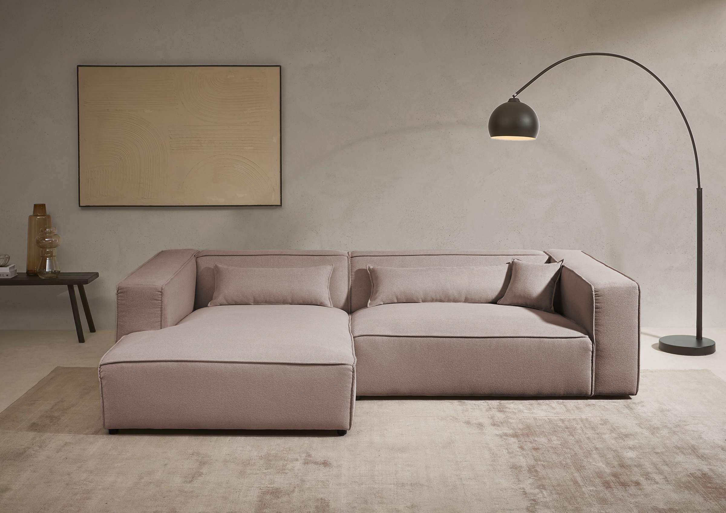 LeGer Home by Lena Gercke Ecksofa »PIARA XXL, Big-Sofa in Cord oder Leineno günstig online kaufen