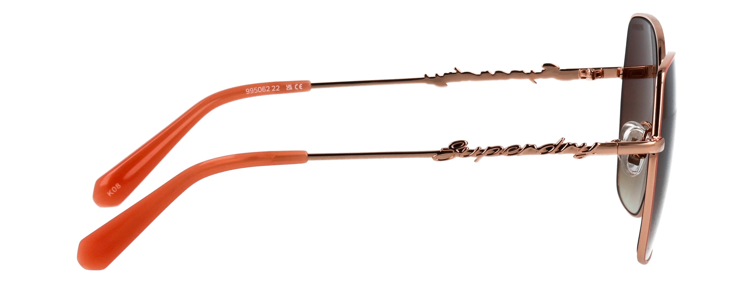 Superdry Sonnenbrille »Modell 995062« Form Butterfly, Logoschriftzug auf Bügel, Metallfassung