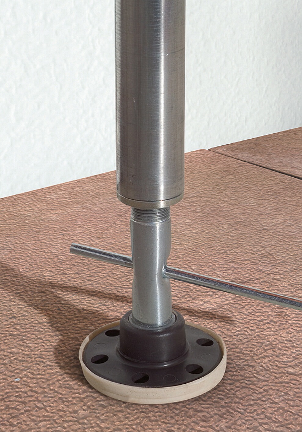 Angerer Freizeitmöbel Klemmmarkise, braun-weiß, Ausfall: 150 cm, versch. Breiten