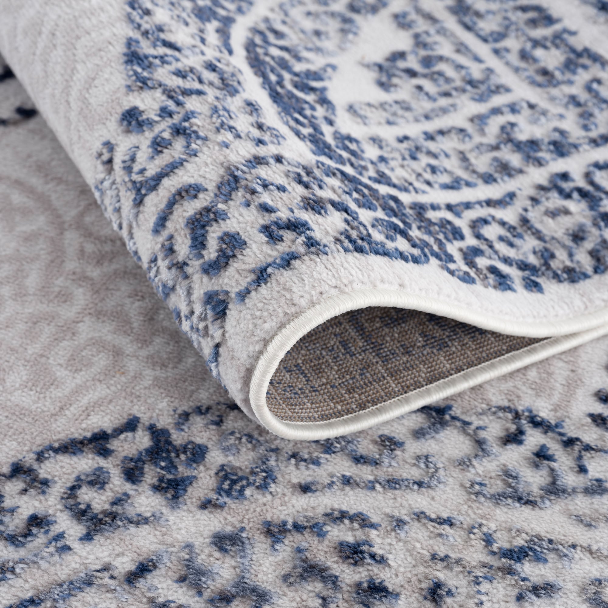 Sanat Teppich »Evra 7001« rechteckig 22 mm Höhe Wohnzimmer, Kurzflor, modern, Läufer