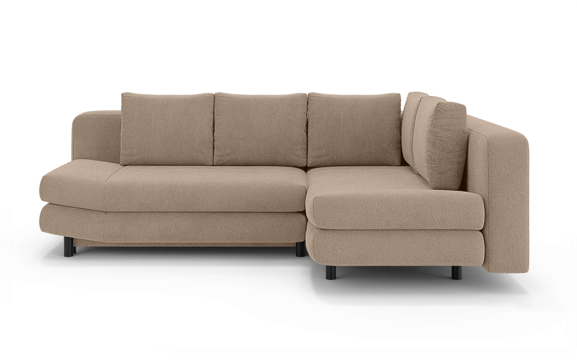 Home affaire Ecksofa »LENNARA Schlafsofa mit Bettkasten, Maße B/T/H: 234/17 günstig online kaufen