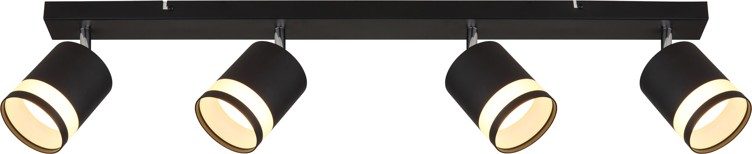 GLOBO LIGHTING Deckenstrahler »LUCERO« GX53 1 Stk. Warmweiß Deckenspot/schwarz/3000K/Wohnzimmer/Flur schwarz