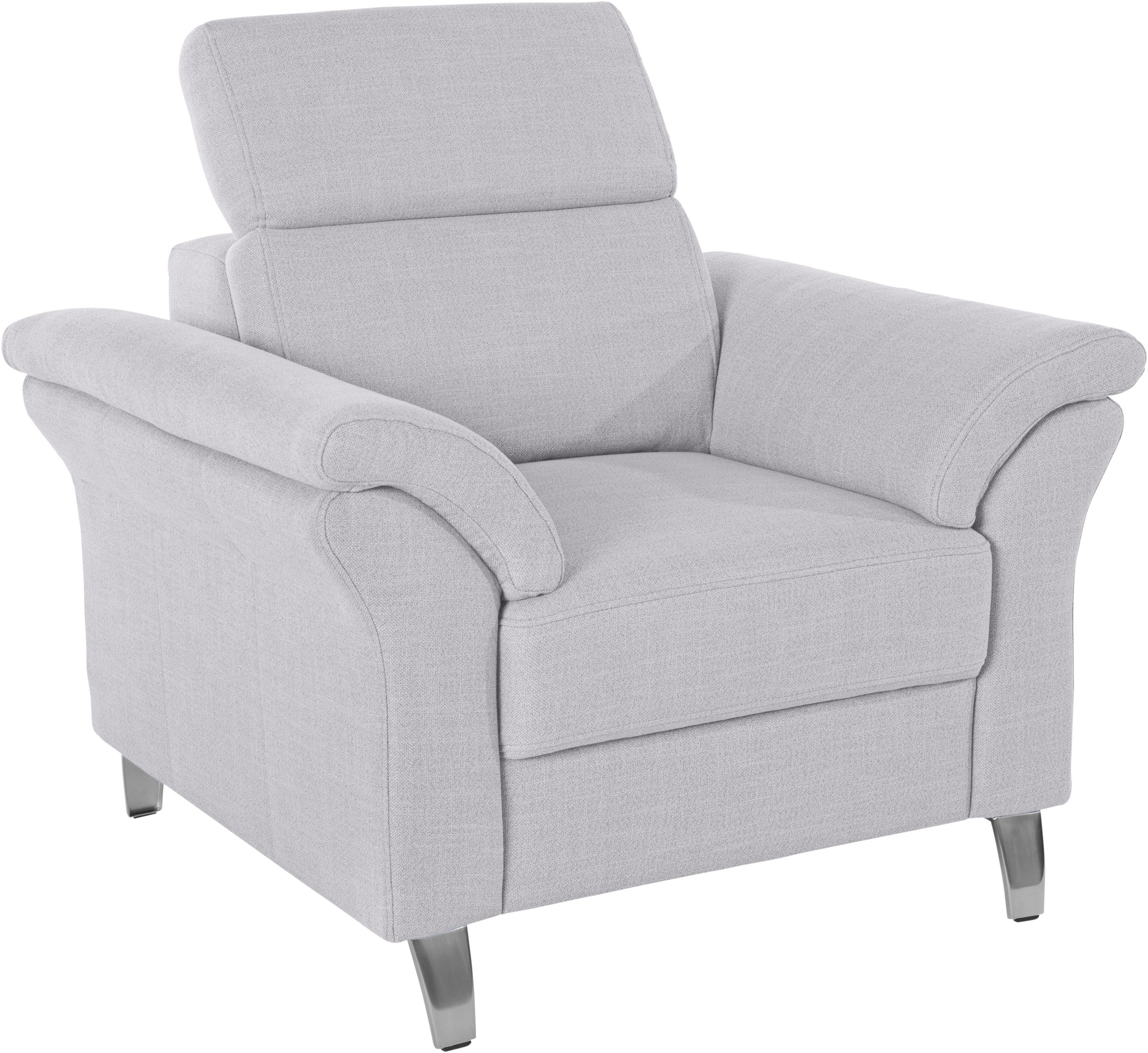 sit&more Sessel »Arngast«, inklusive Federkern und Kopfteilverstellung