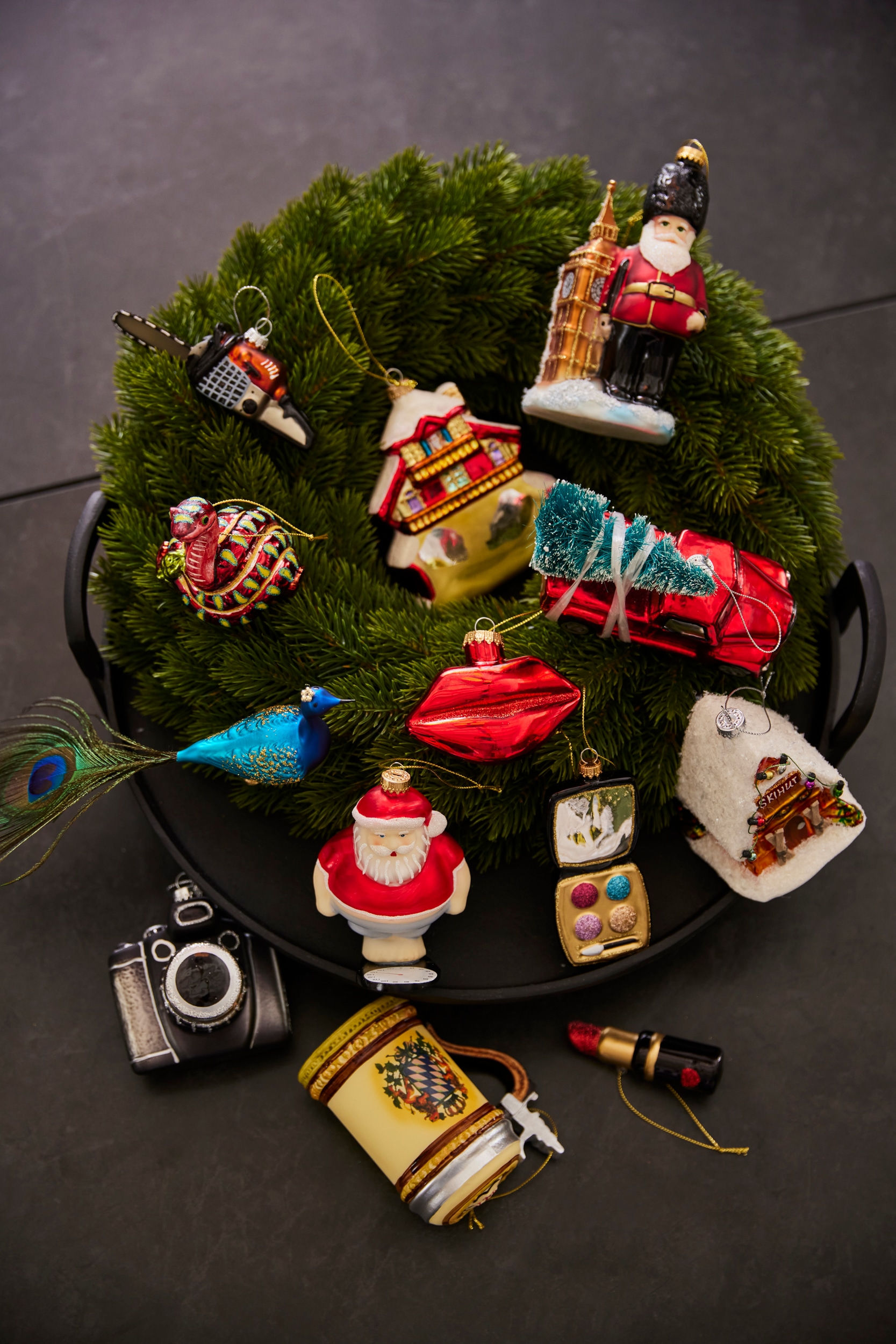 Krebs Glas Lauscha Christbaumschmuck »Spiegelreflexkamera, Weihnachtsdeko, Christbaumschmuck« mundgeblasen