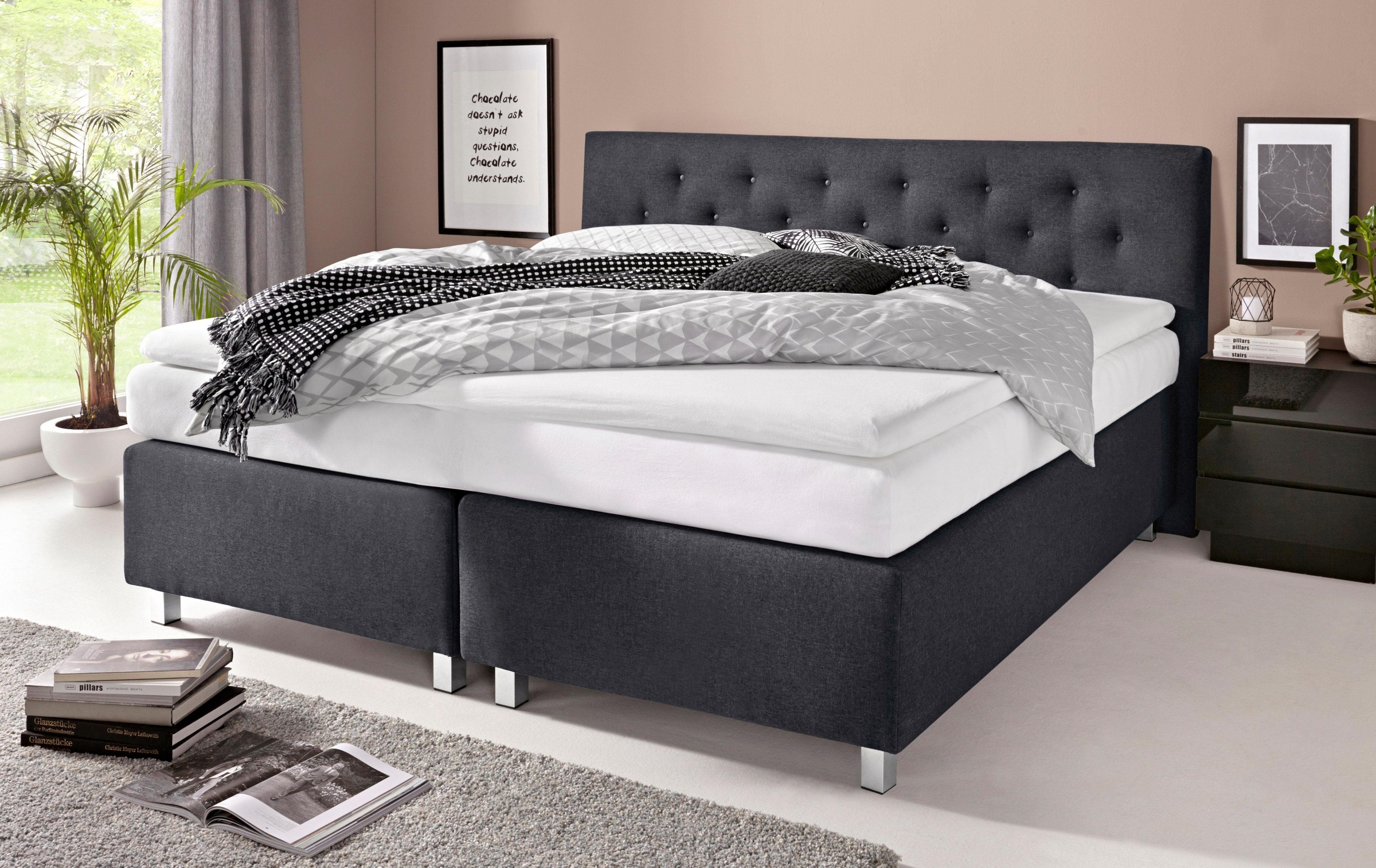 Westfalia Schlafkomfort Boxspringbett in diversen Ausführungen günstig online kaufen