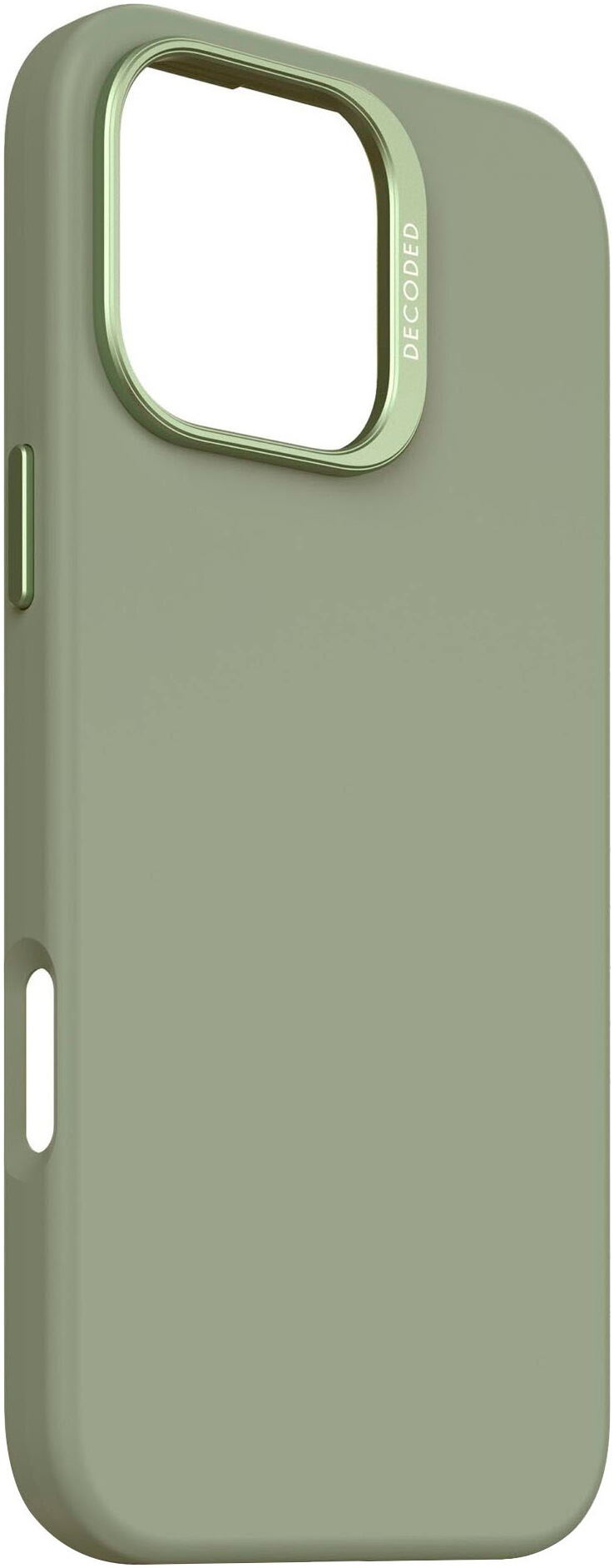 DECODED Smartphone-Hülle »AntiMicrobial Silicone Backc. iPhone 16 Pro Max«, Smartphones