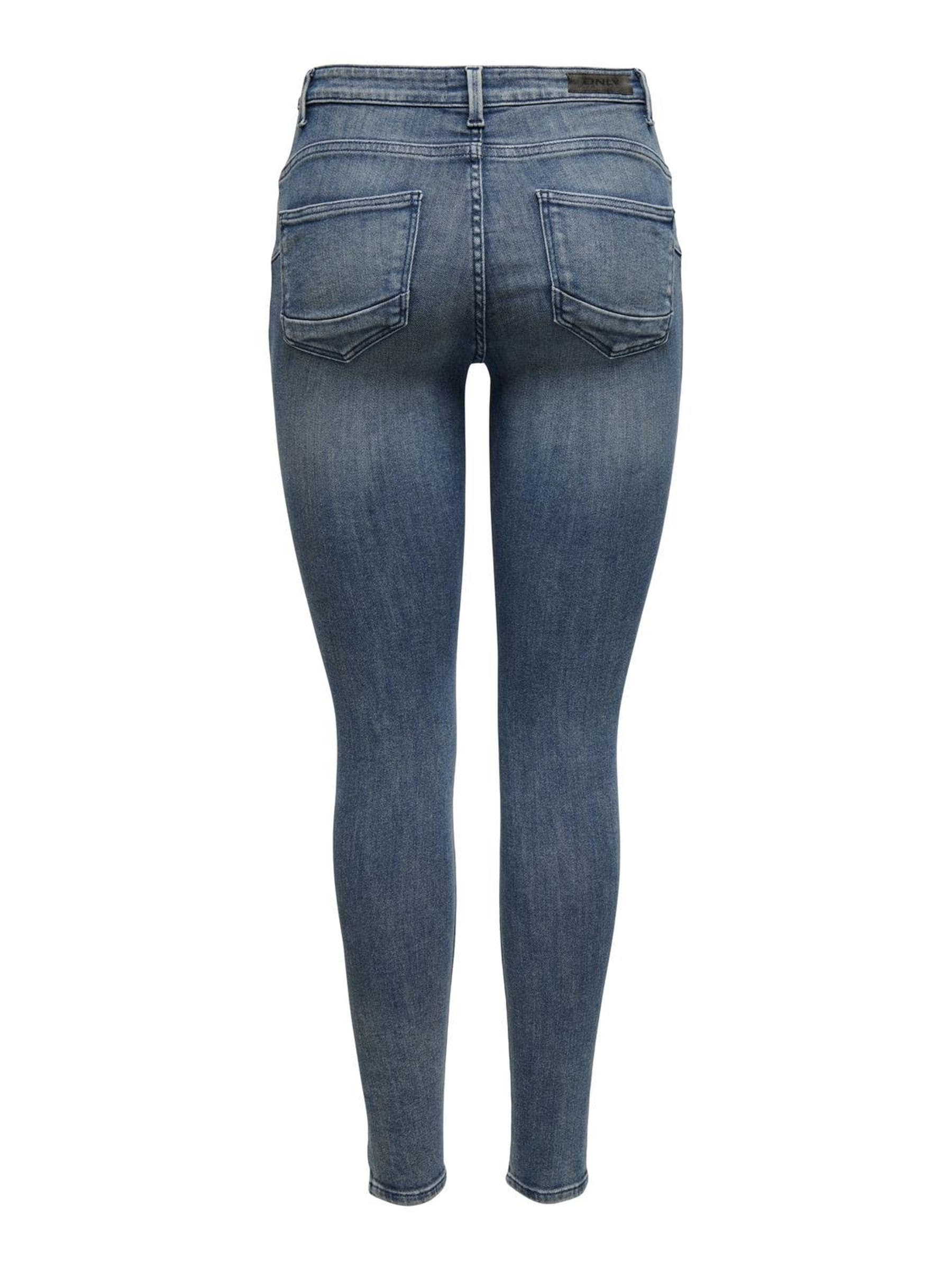 ONLY Skinny-fit-Jeans »ONLPOWER MID PUSH UP SK DNM TAI886«