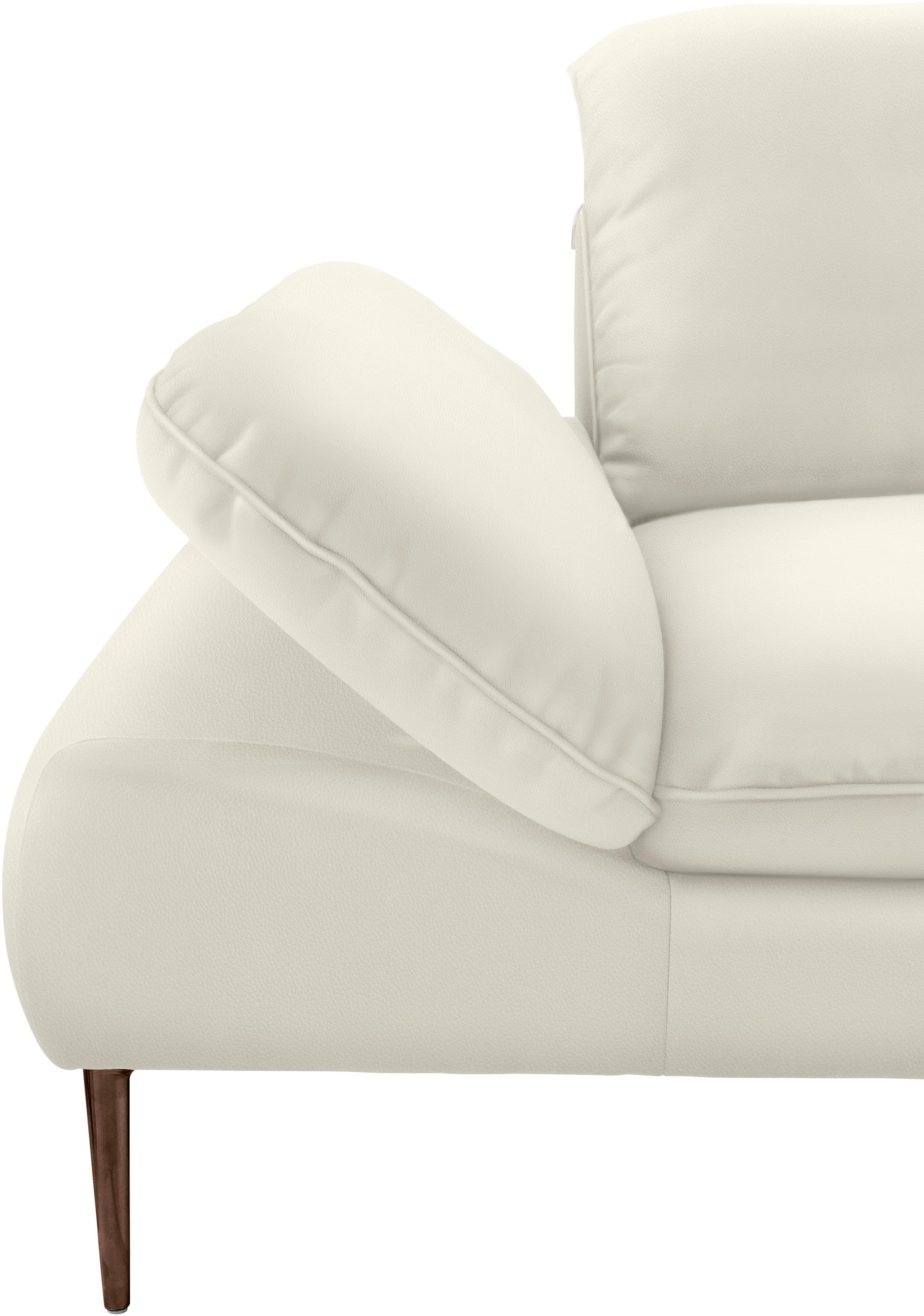 W.SCHILLIG Ecksofa »enjoy&MORE, Designsofa, bequem, elegant und zeitlos, L-Form«, Sitztiefenverstellung, Füße bronze pulverbeschichtet, Breite 340 cm
