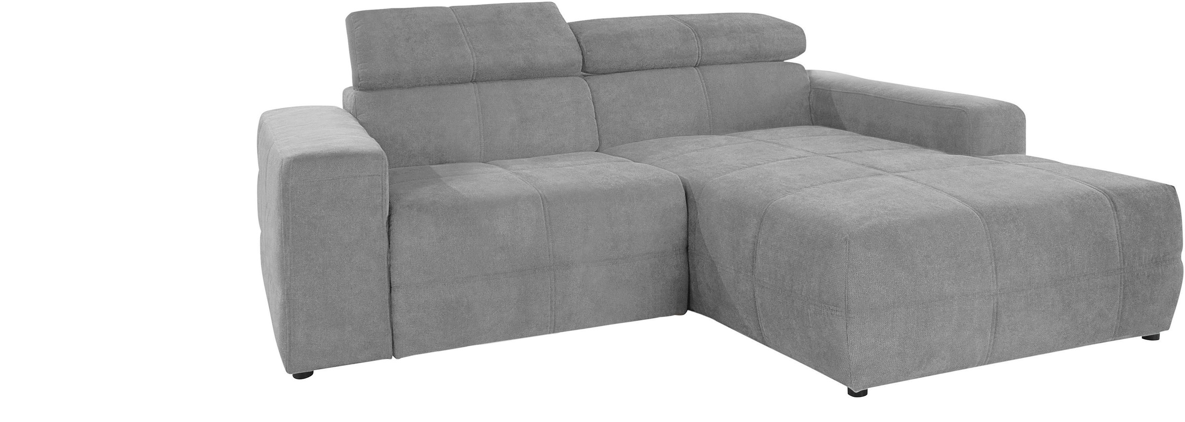 DOMO collection Ecksofa »Brandon, inkl. Kopfteilverstellung, B/T/H: 214/100 günstig online kaufen