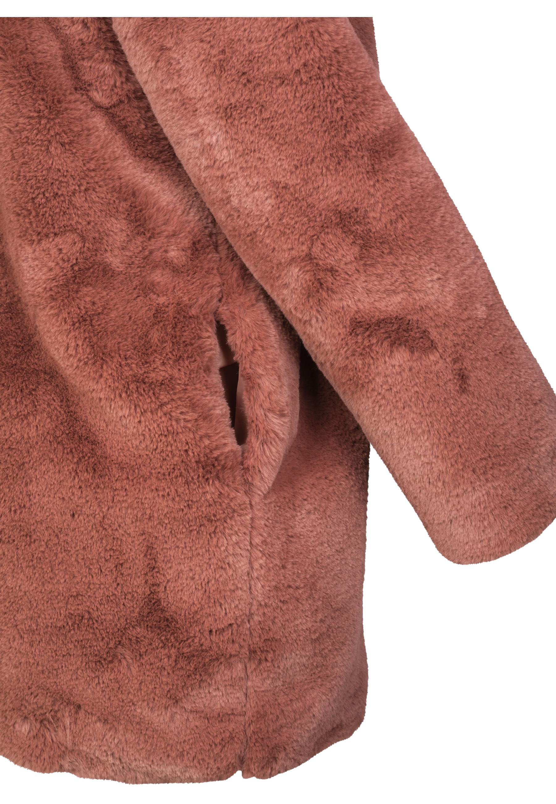 URBAN CLASSICS Parka »Urban Classics Damen Ladies Hooded Teddy Coat« 1 Stk. tlg. ohne Kapuze