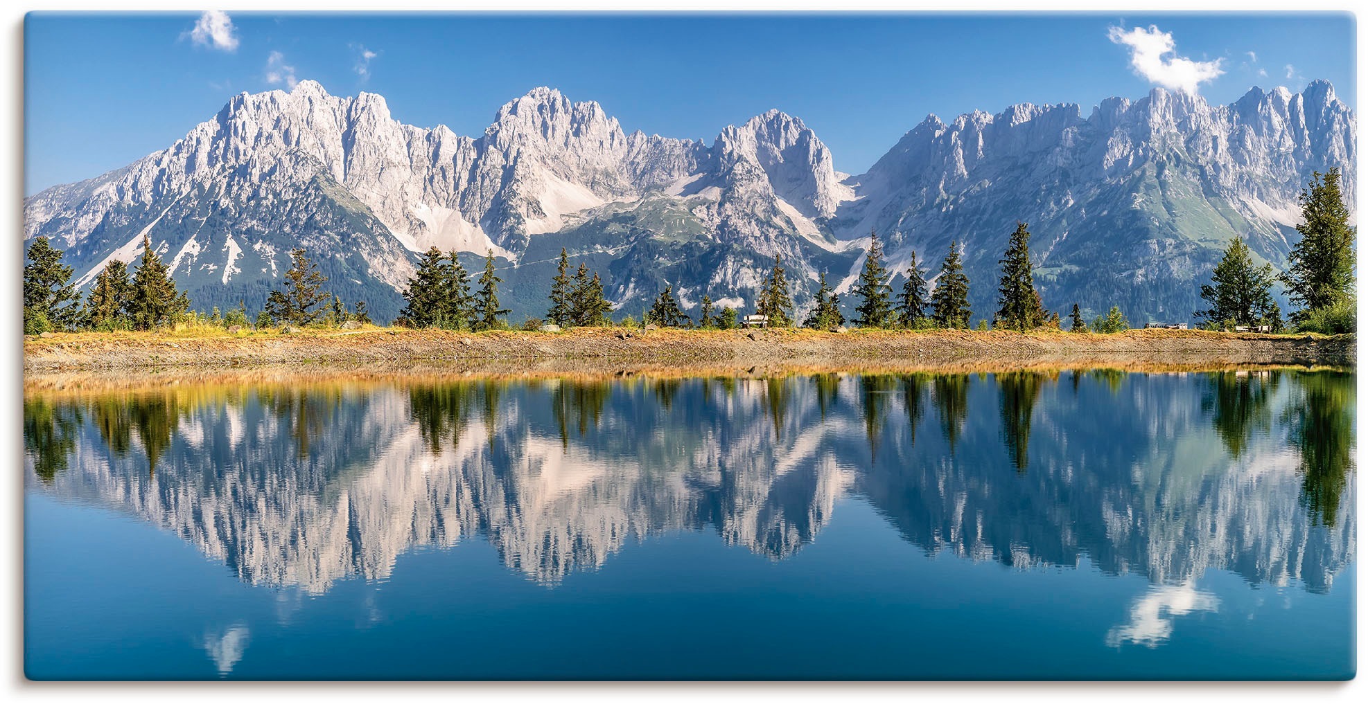 Artland Wandbild "Kaisergebirge Tirol", Berge & Alpenbilder, (1 St.), als A günstig online kaufen