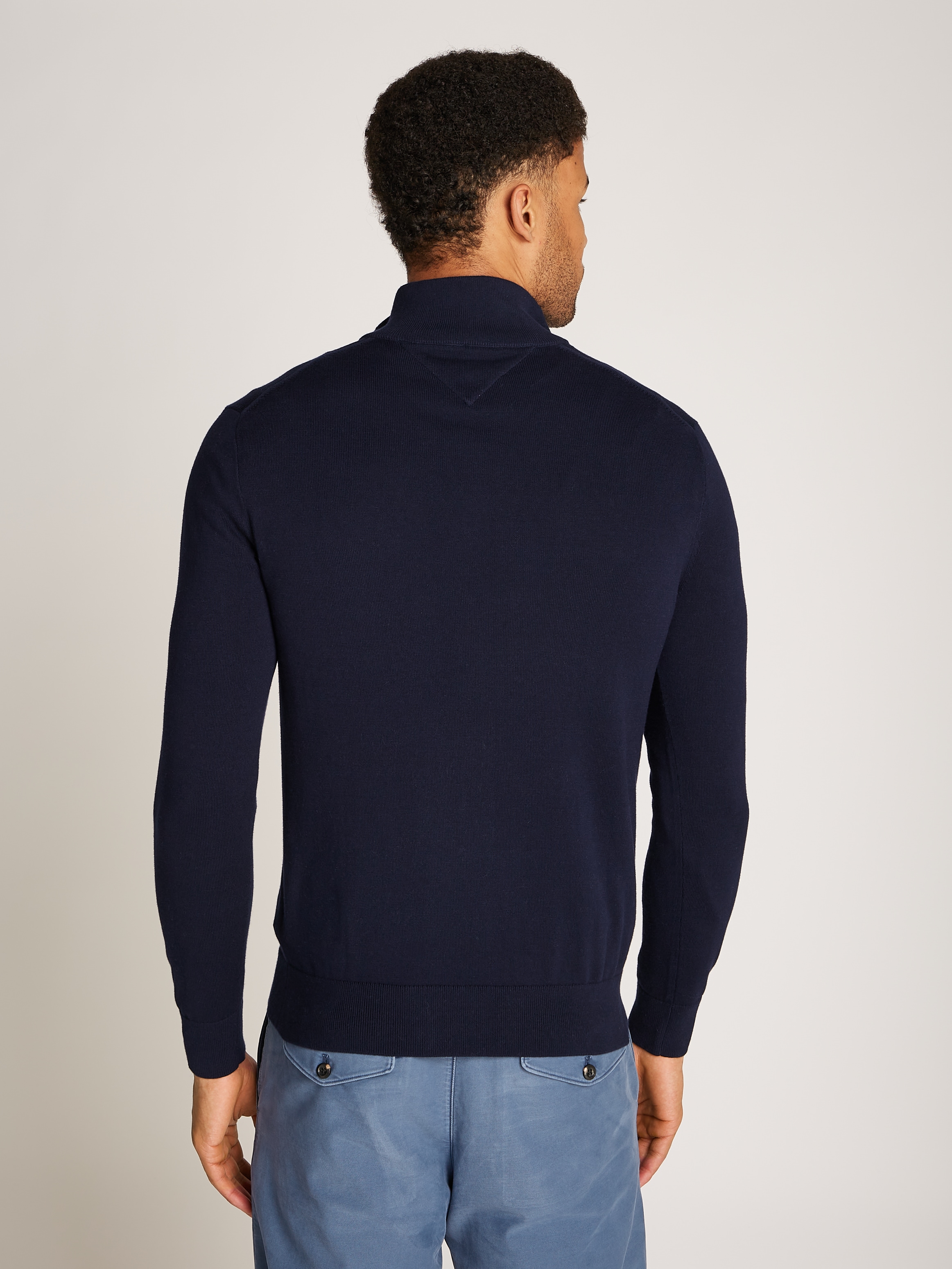 Tommy Hilfiger Troyer »ESSENTIAL COTTON ZIP MOCK«