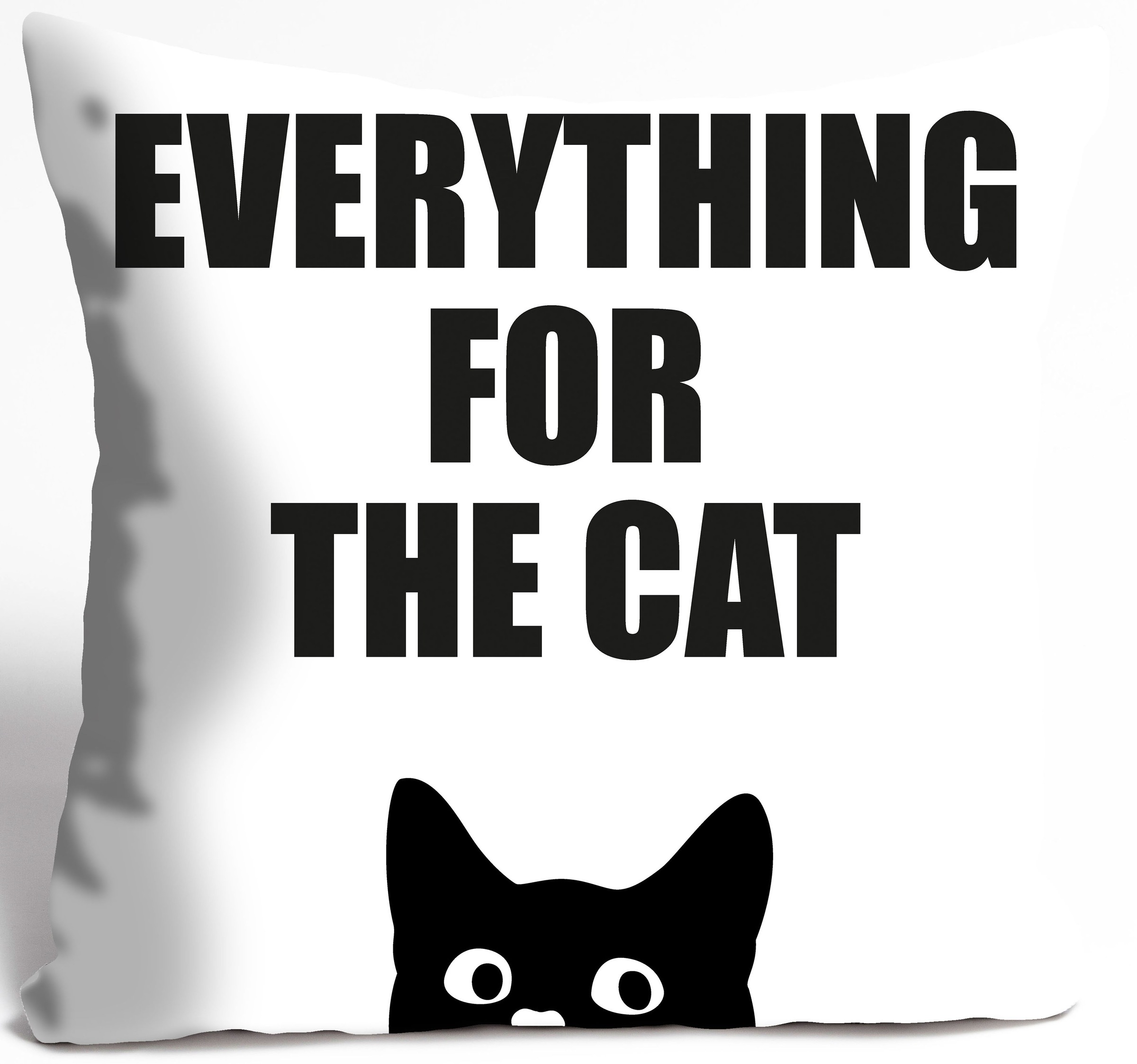 queence Dekokissen »EVERYTHING FOR THE CAT«, Kissenhülle,Everything for the günstig online kaufen