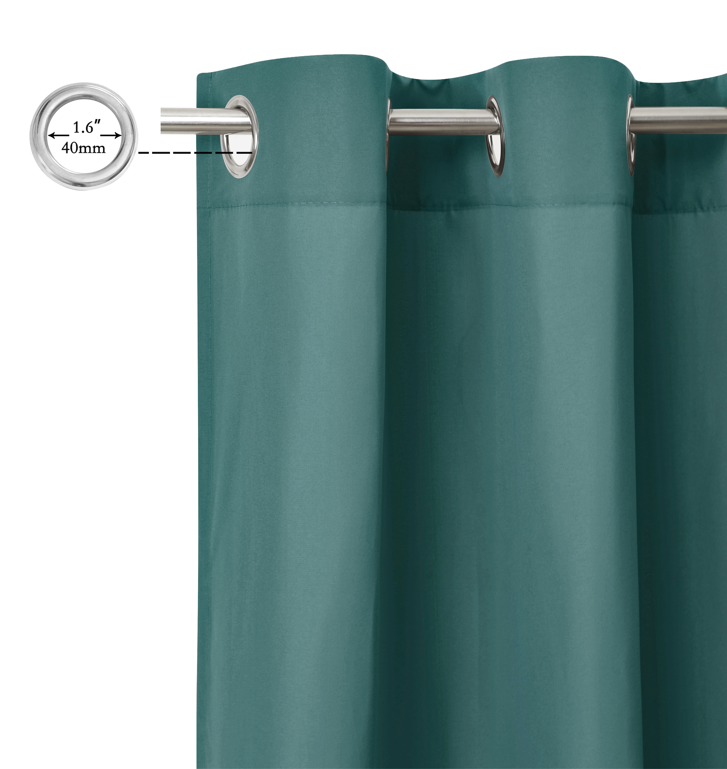 Bruno Banani Vorhang »Lagan«, (2 St.), 2-er Set, gewebt, Microfaser, versch. Größen, einfarbig, Bestseller