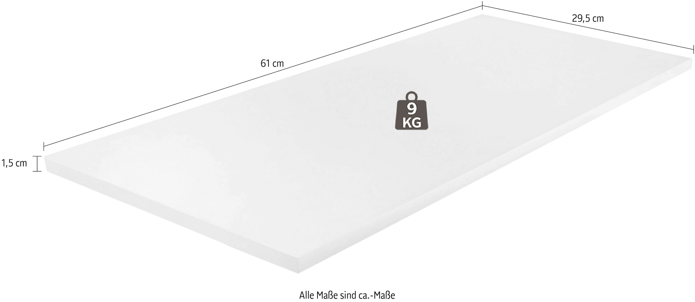 Procontour Einlegeboden »CLARA TOPSELLER!« OTTOs Choice, 2 Stk. tlg. 1,5 cm Dicke