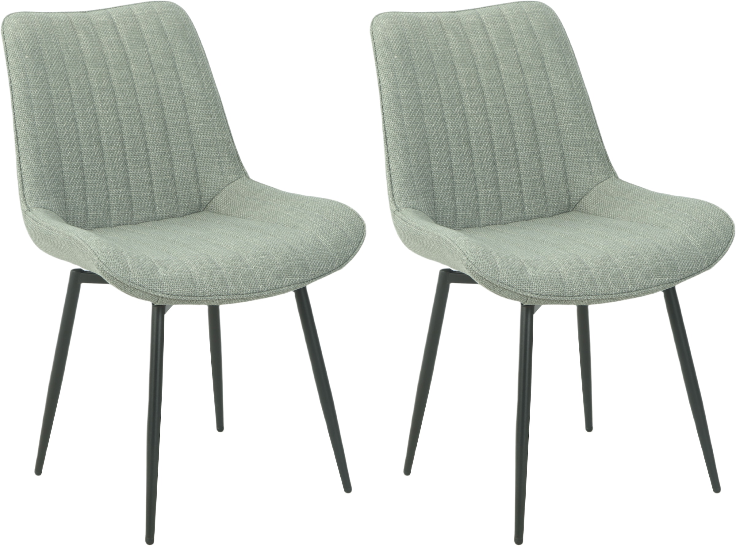 HELA Drehstuhl »Vierfußstuhl BERGEN«, (Set), 2 St., Webstoff, Esszimmerstuh günstig online kaufen