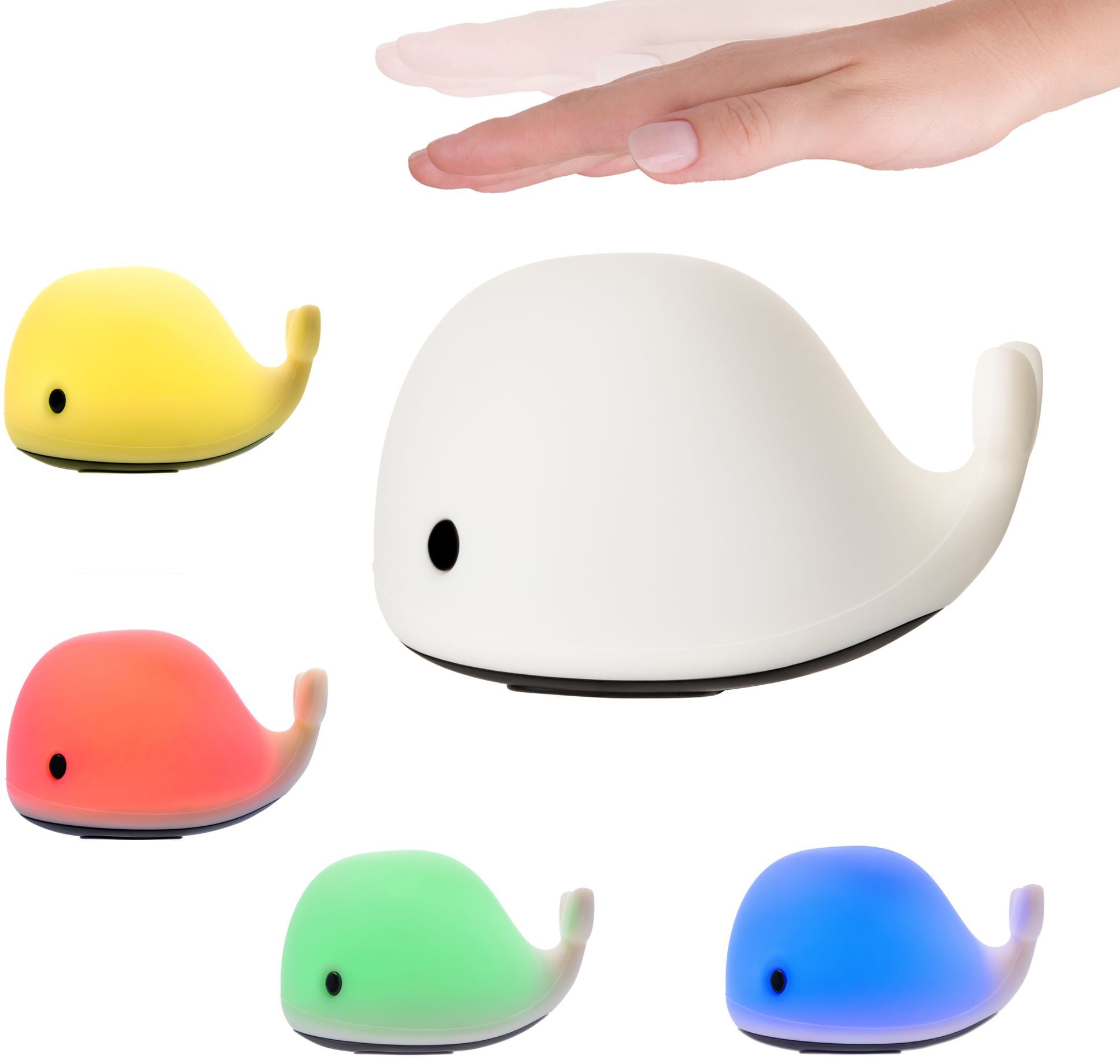 PAULEEN LED Nachtlicht "Good Night", weiß, 1, H: 9,6cm, Leuchten, LED-Modul, Wal, LED Nachtlicht