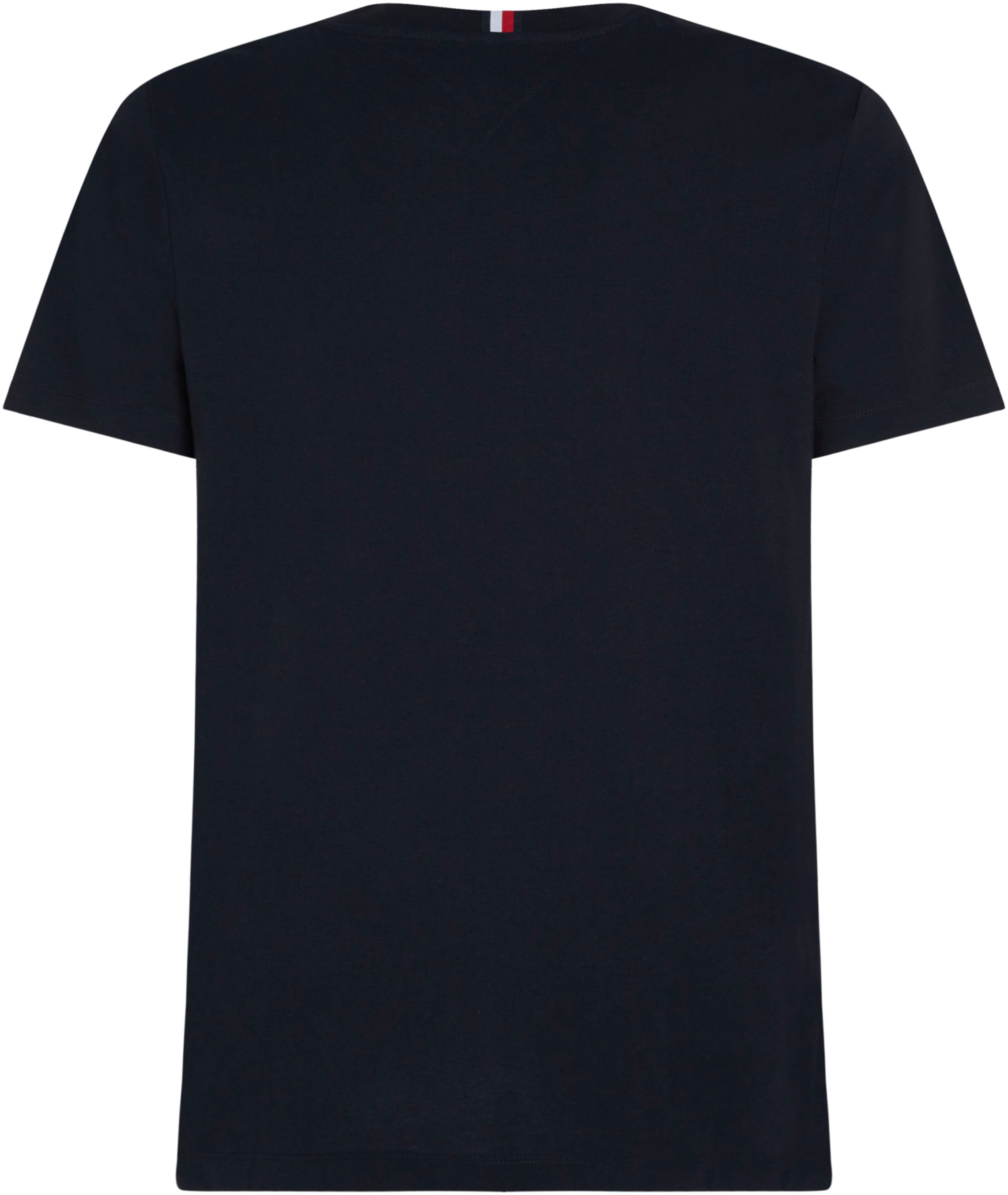 Hilfiger mit Tommy CHEST Markenlogo STRIPE »MONOTYPE kaufen TEE«, T-Shirt online