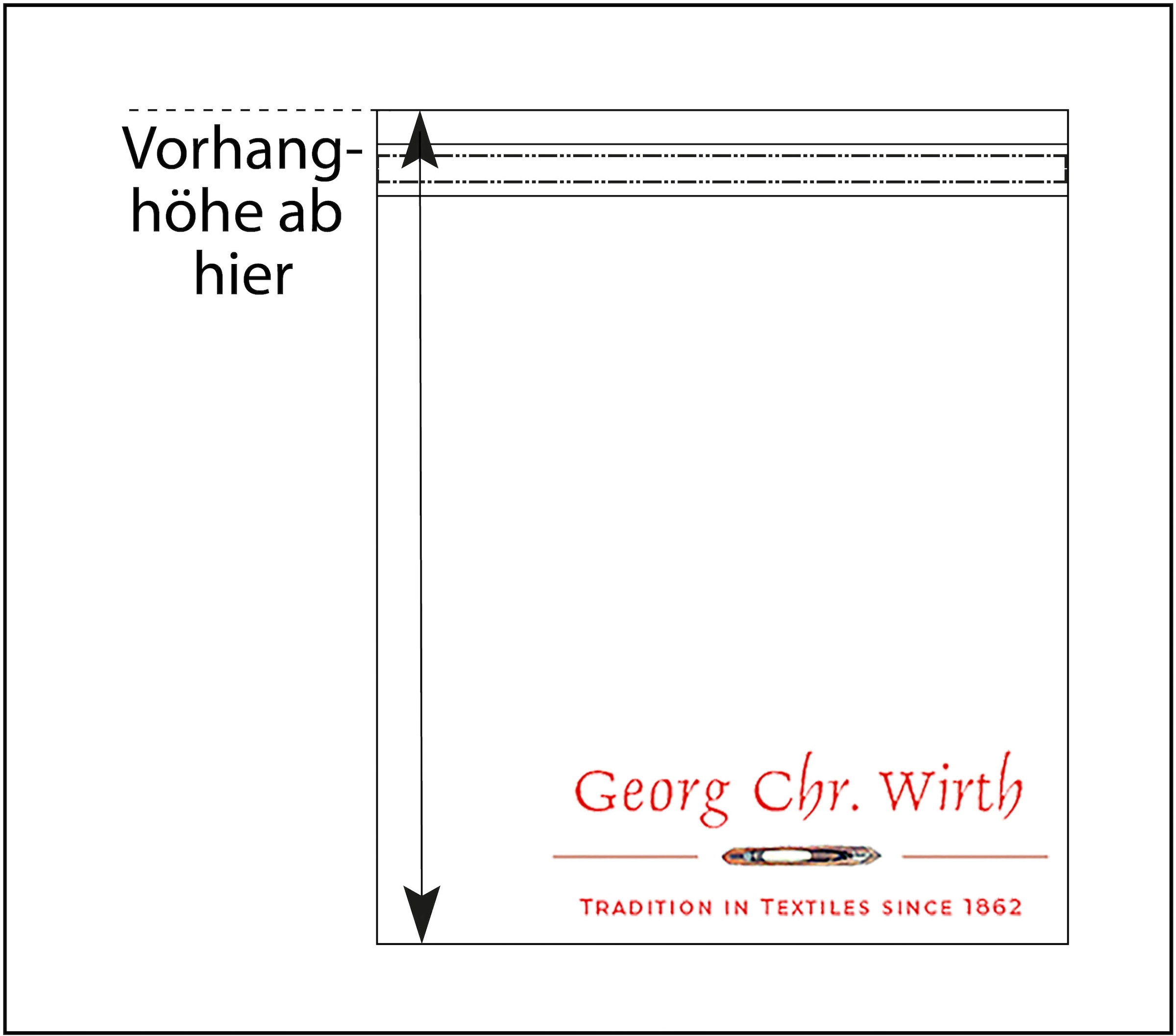 Wirth Vorhang »Torbole«, (1 St.)