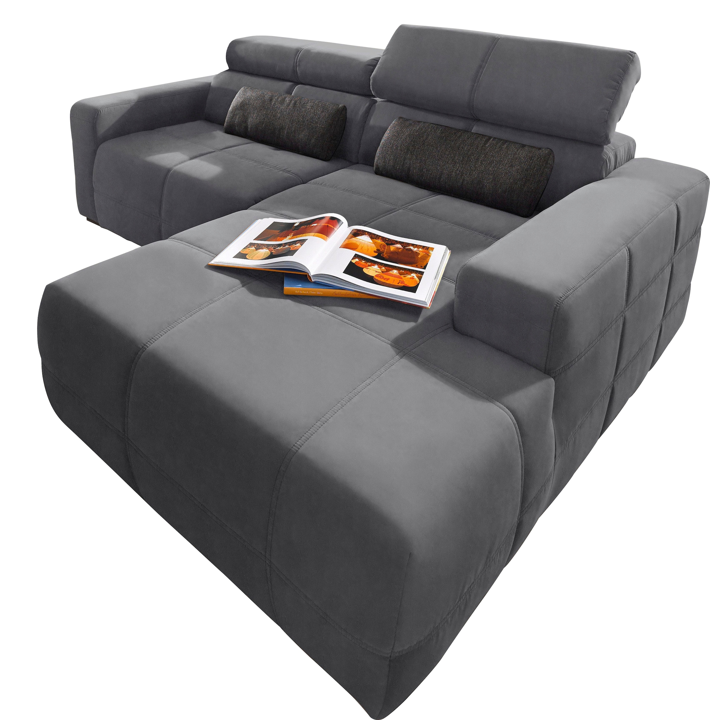 DOMO collection Ecksofa "Brandon kleine Ausführung B/T/H: 214/100/80 cm", M günstig online kaufen