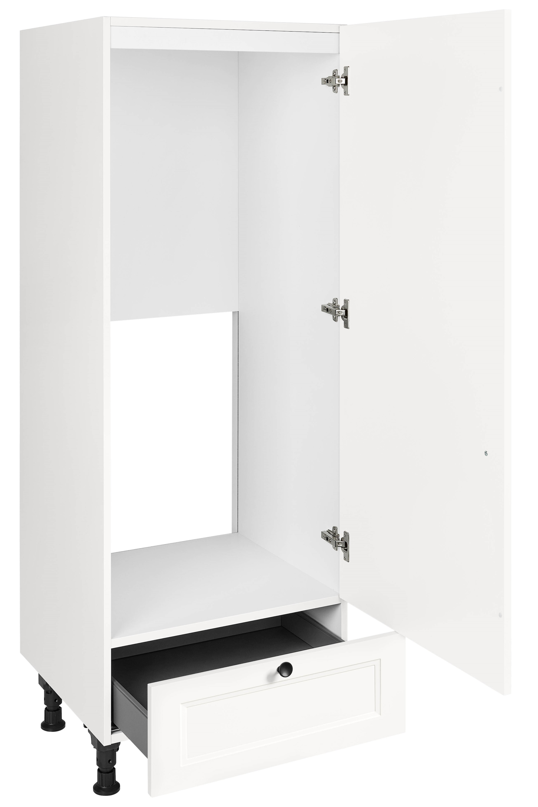 nobilia® Kühlumbauschrank »"Cascada", Ausrichtung wählbar, mit Schubkasten,« vormontiert, Breite/Höhe: 60/167,8 cm