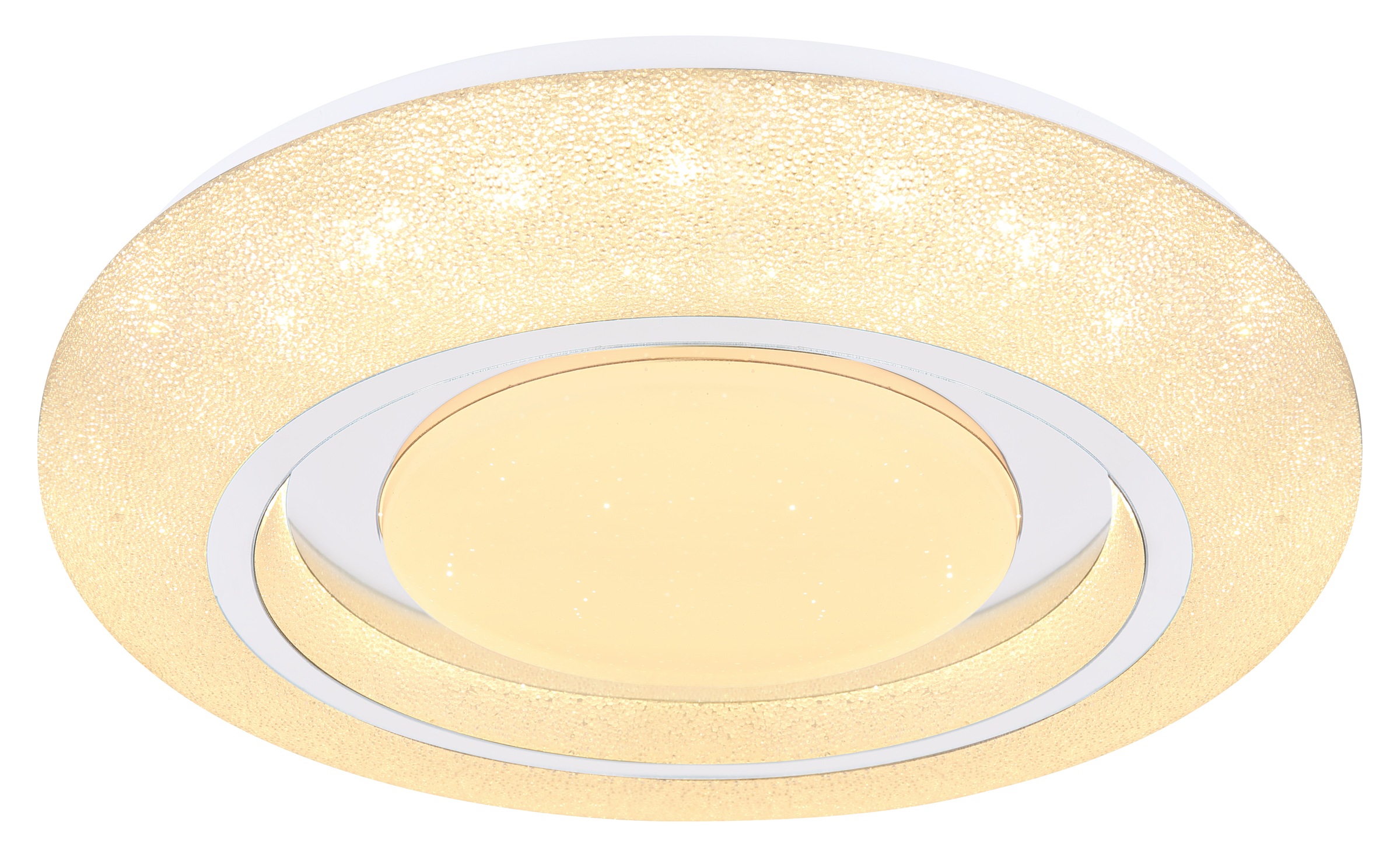 GLOBO LIGHTING LED Deckenleuchte »RADA«, Leuchtmittel LED-Modul | LED fest integriert, Deckenlampe/rund/Wohnzimmer/Schlafzimmer/sparkle