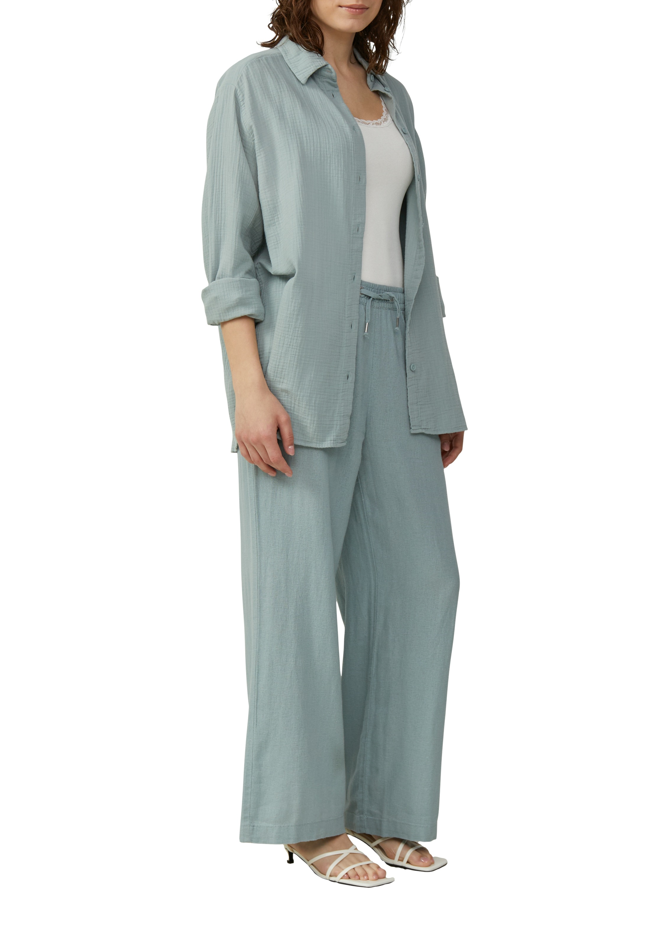 QS Leinenhose  Sommerhose mit Gummizug