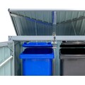 WESTMANN Mülltonnenbox »ISBS-T2D«, für 2x240 l, BxTxH: 158x101x134 cm