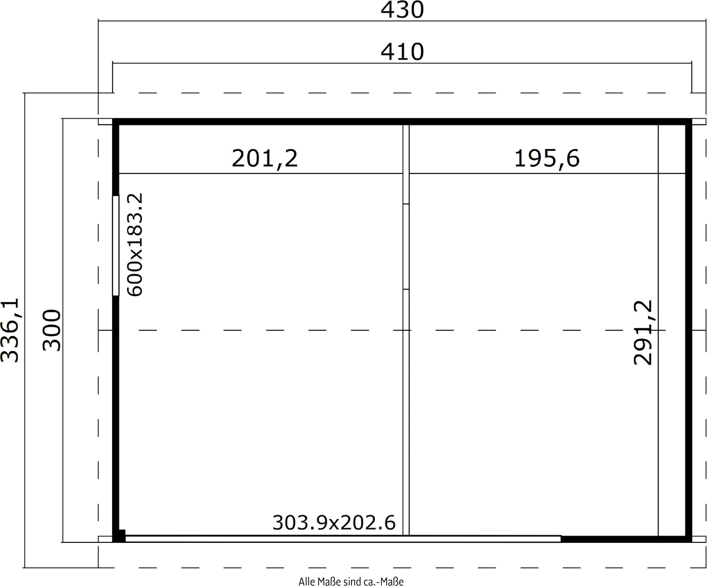 LASITA MAJA Gartenhaus »MURANO«