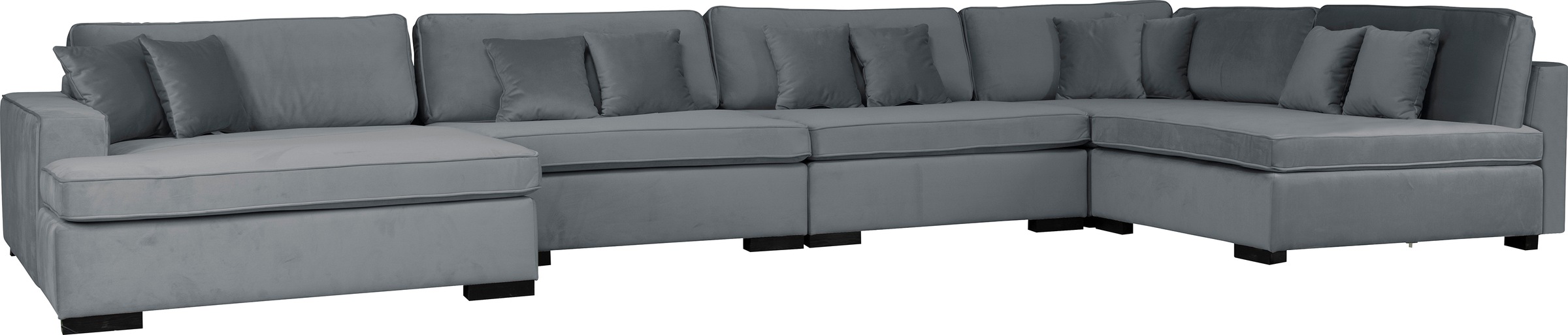 Guido Maria Kretschmer Home&Living Wohnlandschaft »Skara U-Form«, Lounge-Sofa mit Federkernpolsterung, in vielen Bezugsvarianten