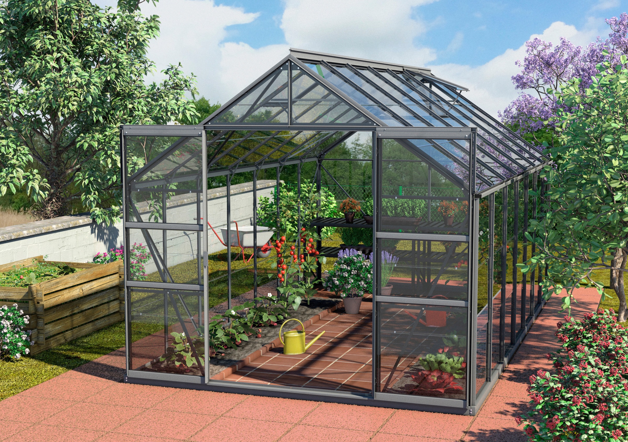 KONIFERA Gewächshaus »Calisto 11500« anthrazit