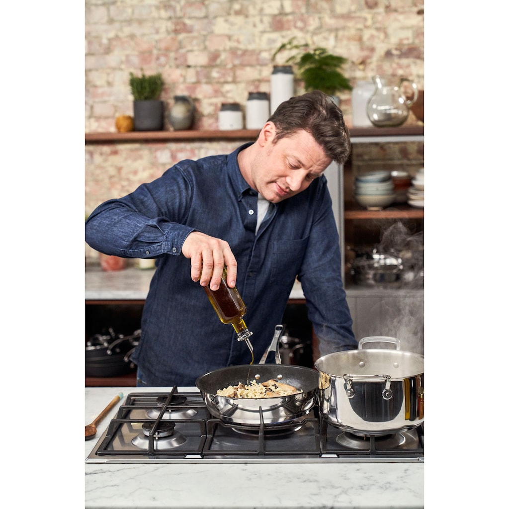 Tefal Bratpfanne »Jamie Oliver Cook's Classic«, Edelstahl, (1 tlg.)