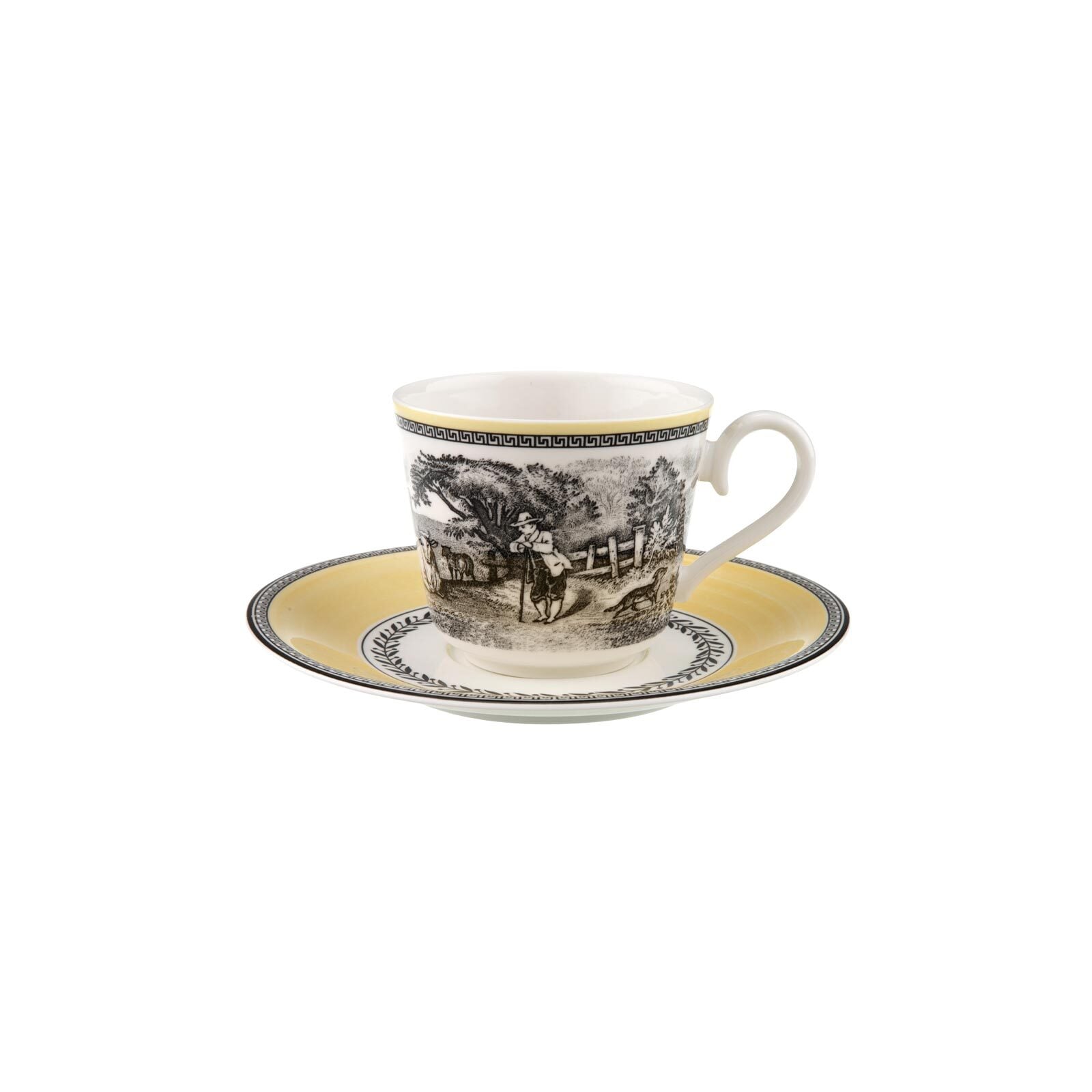 Villeroy & Boch Tasse »Frühstückstasse mit Untertasse Audun Ferme 350 ml bu günstig online kaufen