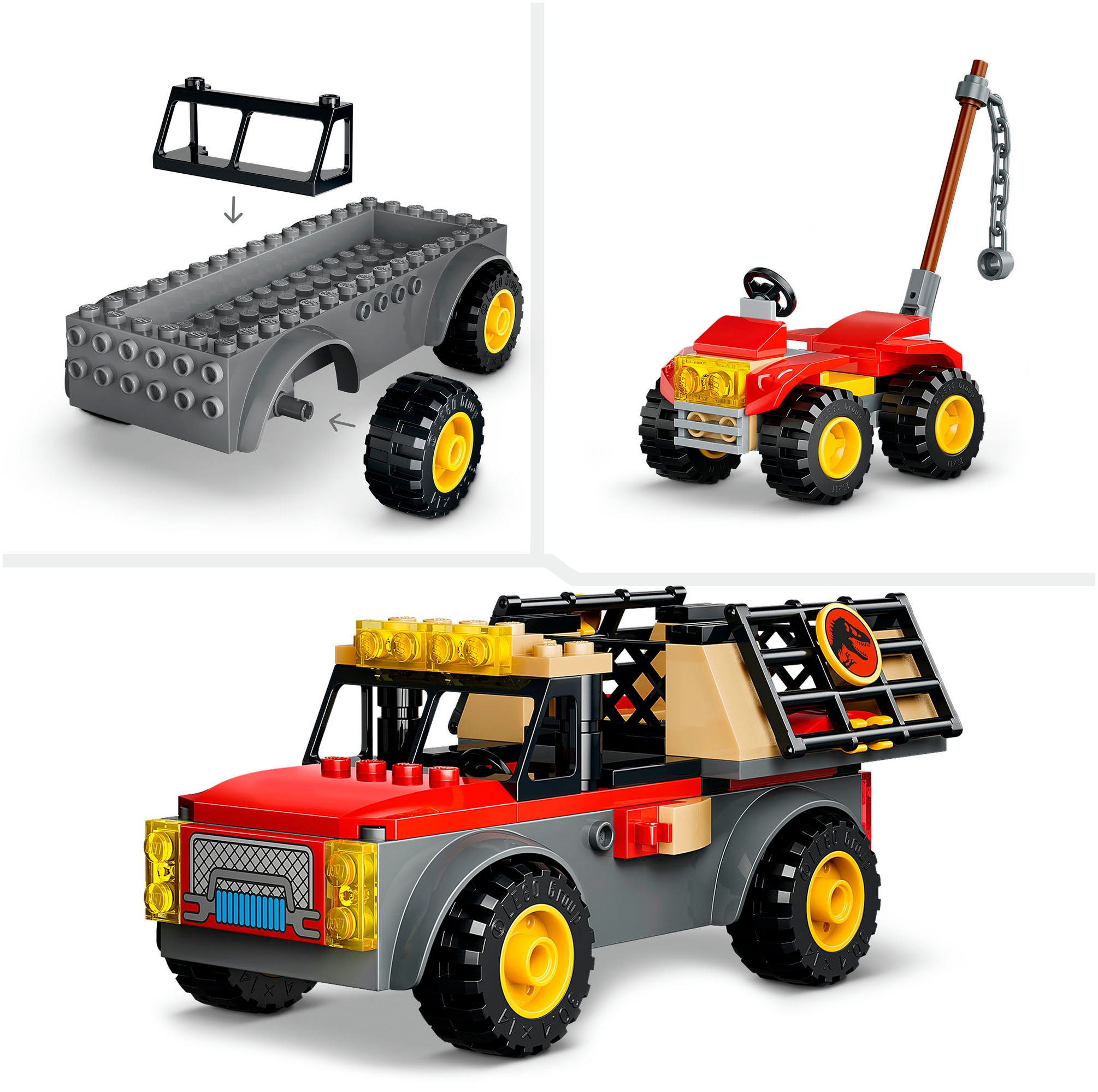 LEGO® Konstruktionsspielsteine »Transporter für den Jungen T.Rex (77978), LEGO Jurassic World« Made in Europe