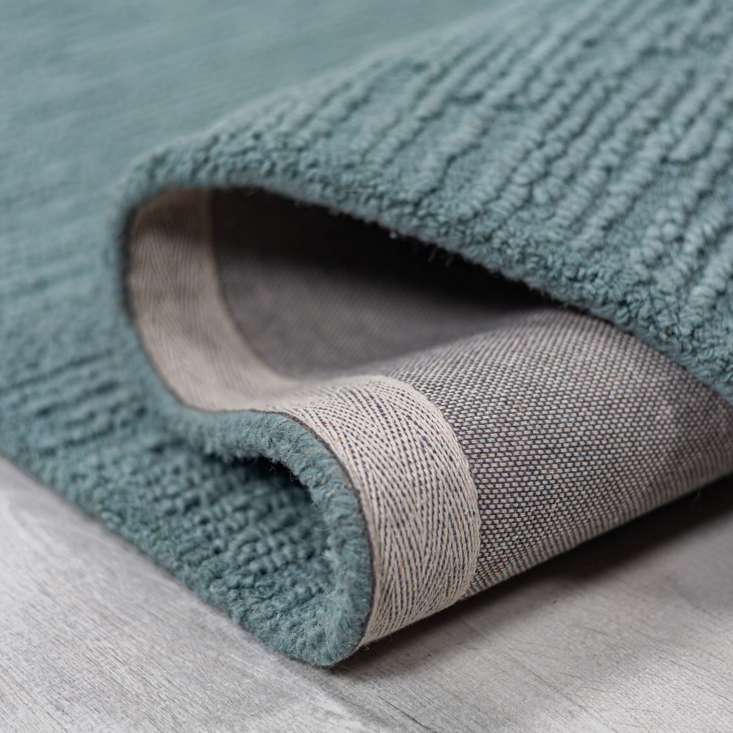 FLAIR RUGS Wollteppich »Harris Boucle«, rechteckig, 12 mm Höhe, handgefertigt