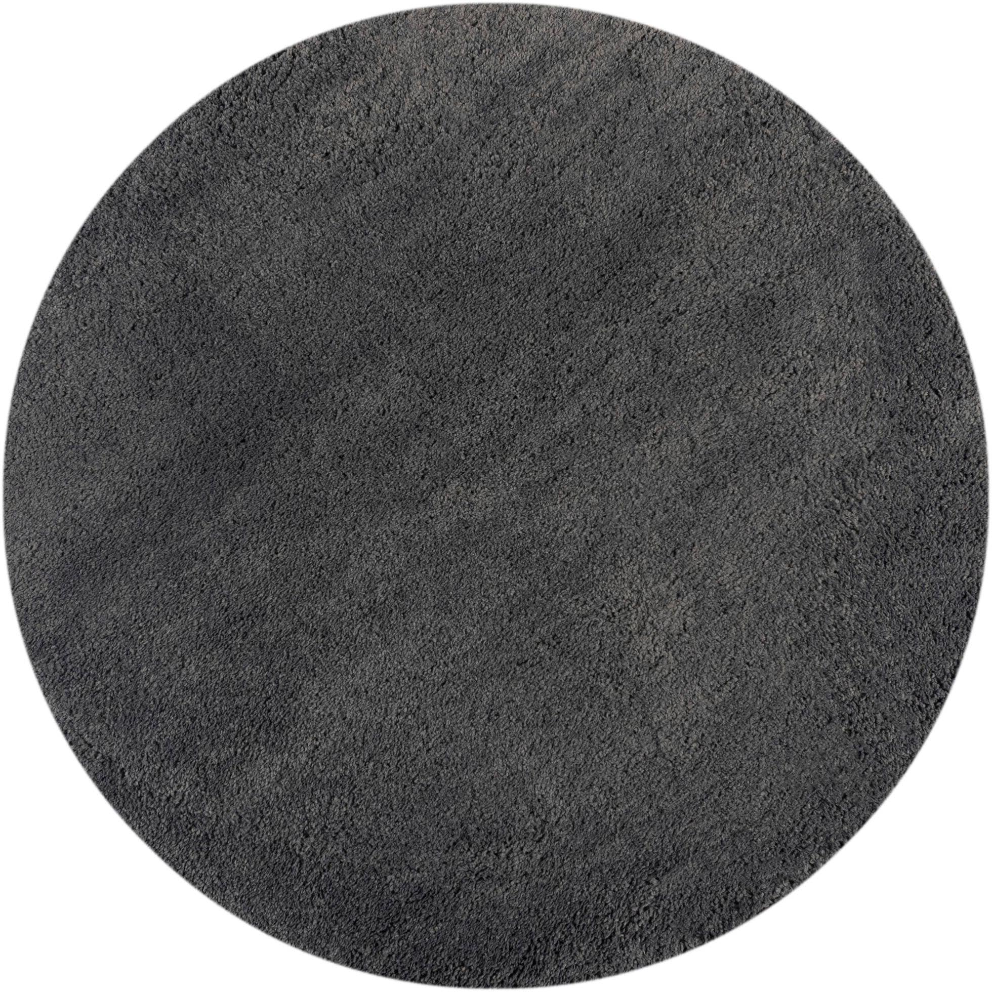 FLAIR RUGS Hochflor-Teppich »Feather«, rund, 40 mm Höhe