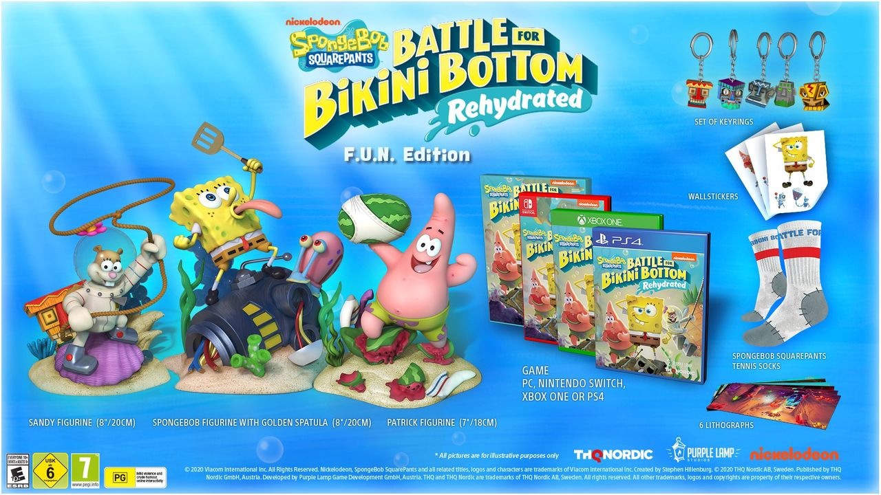 THQ Nordic Spielesoftware »Spongebob - Battle for Bikini Bottom - F.U.N. Edition«, Nintendo Switch