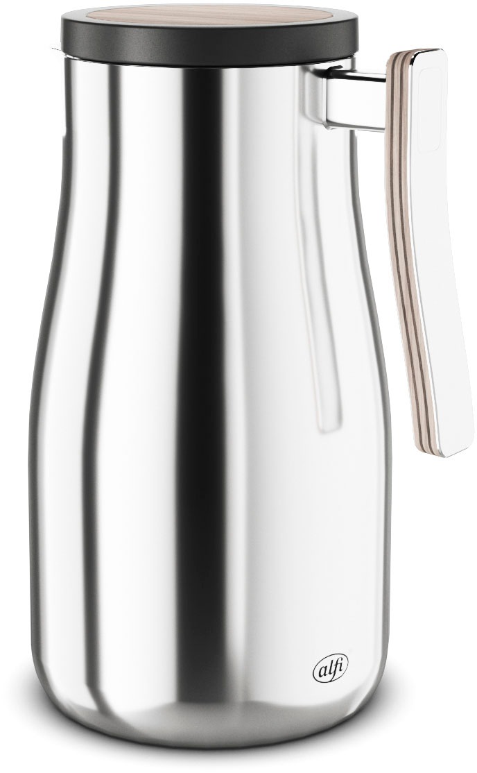 Alfi Isolierkanne »STUDIO ALLURE, aus doppelwandigem Edelstahl« 1 l 1 Stk. tlg. 12h heiß & 24h kalt, ergonomischer Griff, große Öffnung