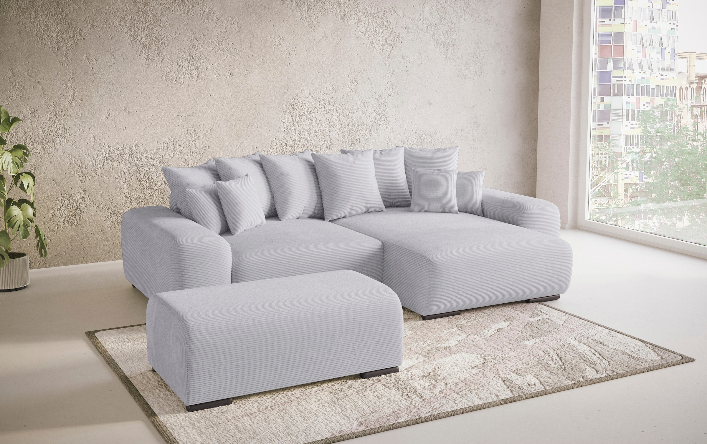 Mr. Couch Hockerbank »Sundance«, Mit DuraSpring-Taschenfederkern bis 140 kg belastbar