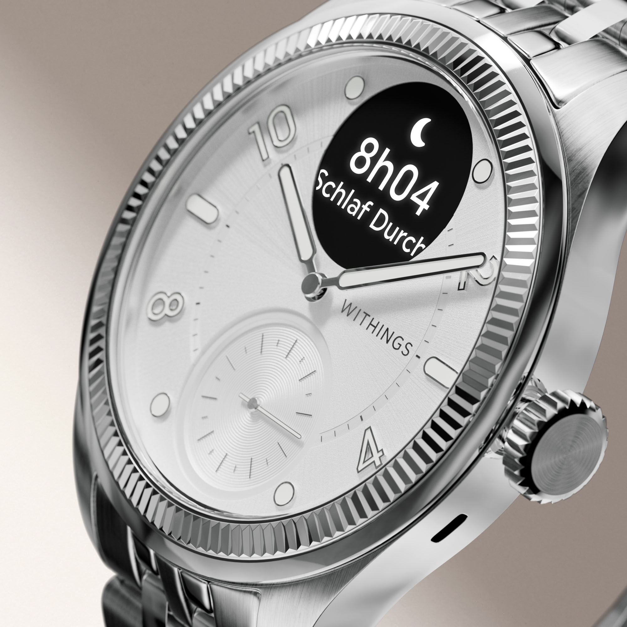 Withings Smartwatch »ScanWatch Nova Brilliant Edition 39mm«, (1.6 cm / 0.63 Zoll),)